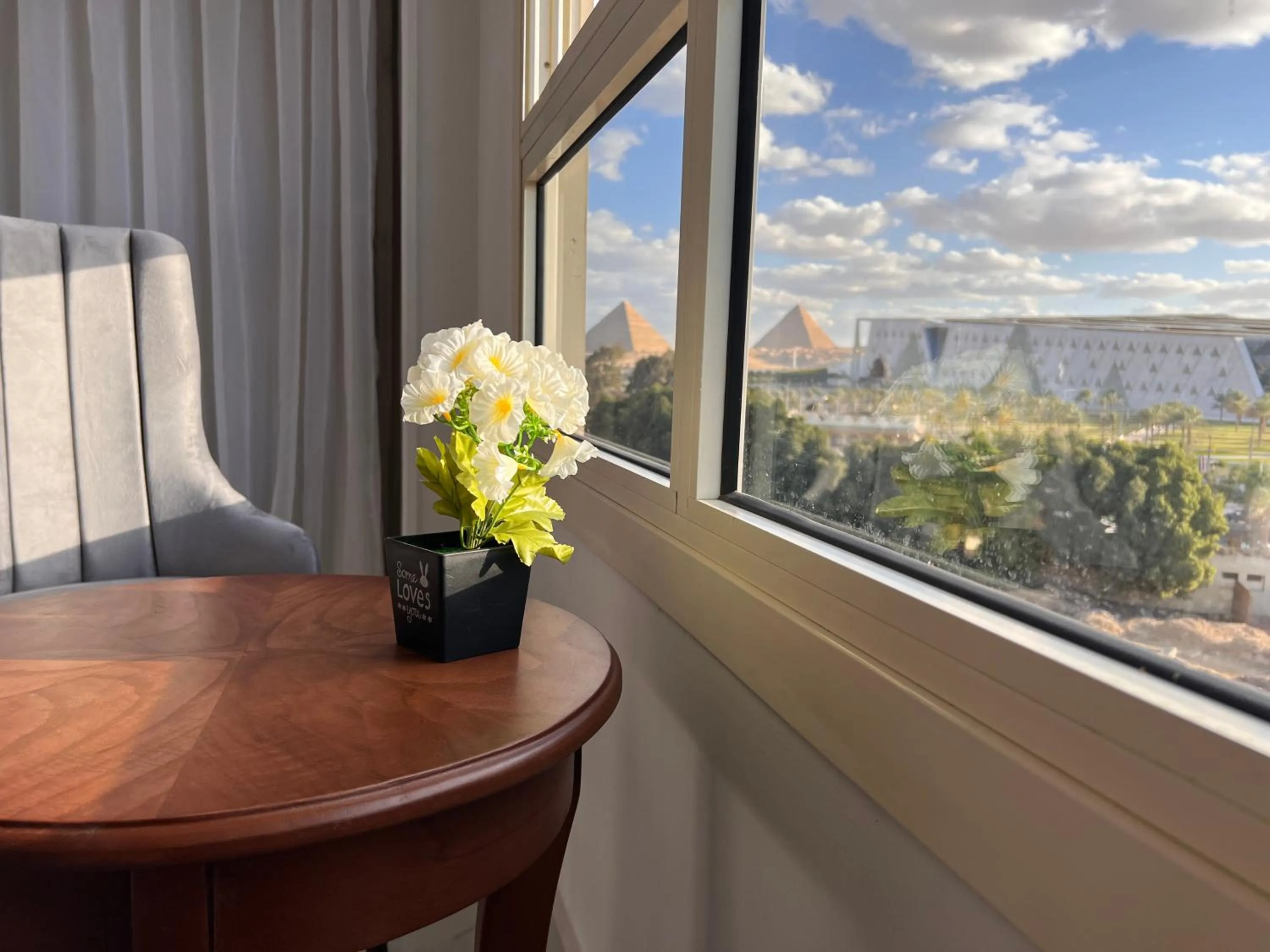 View (from property/room) in New Museum Guest House, Pyramids View