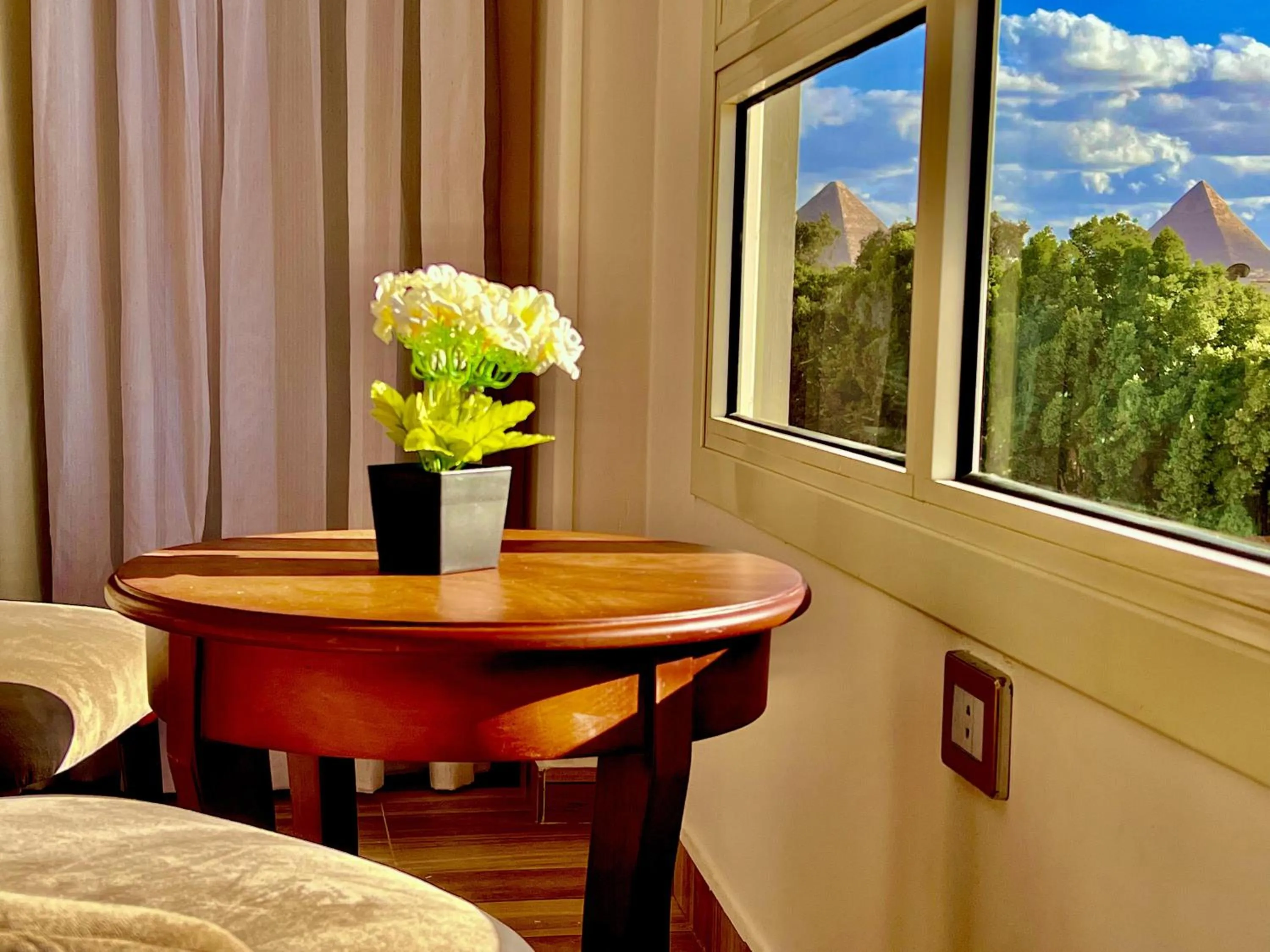 View (from property/room) in New Museum Guest House, Pyramids View