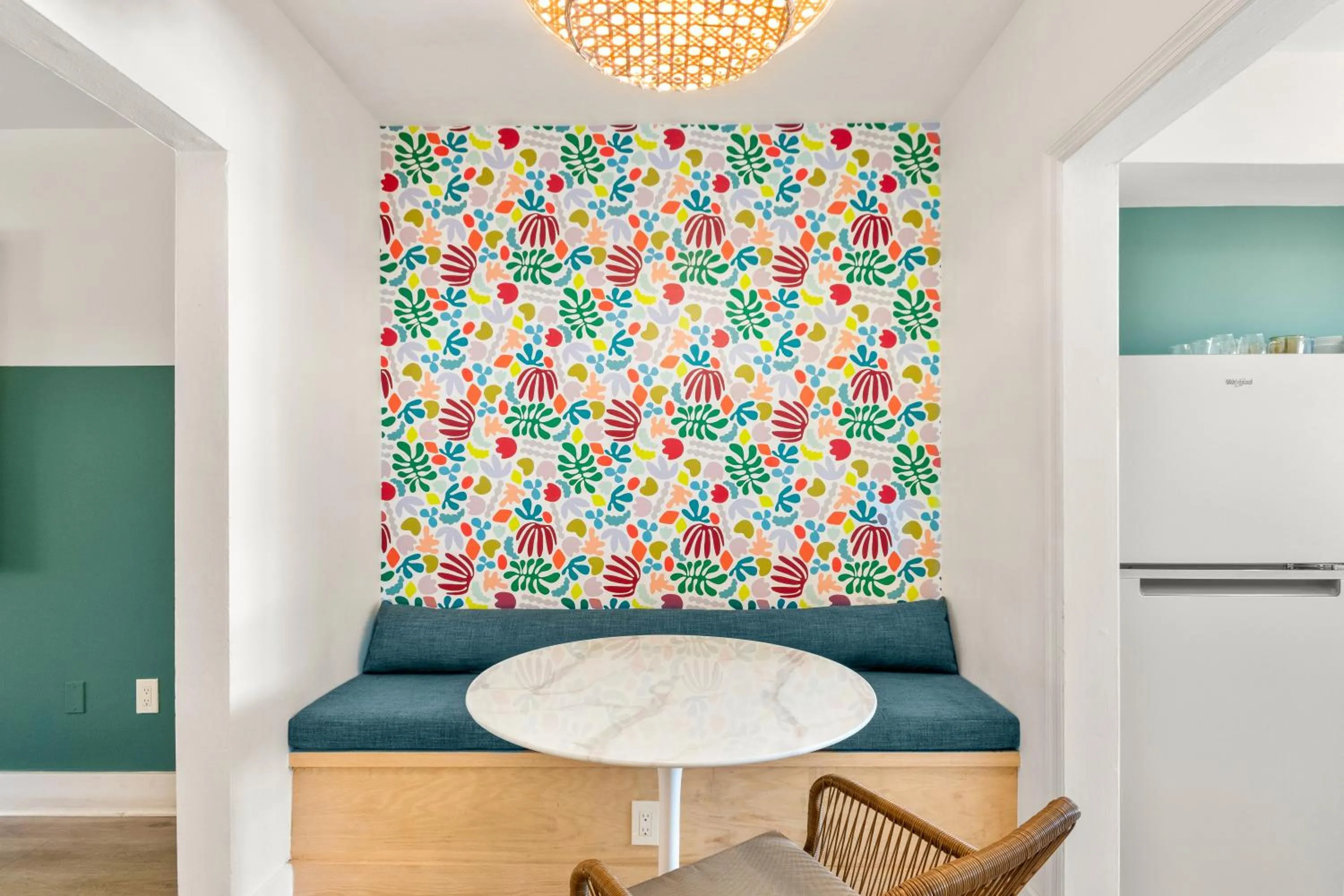 Seating area in Aloha Fridays