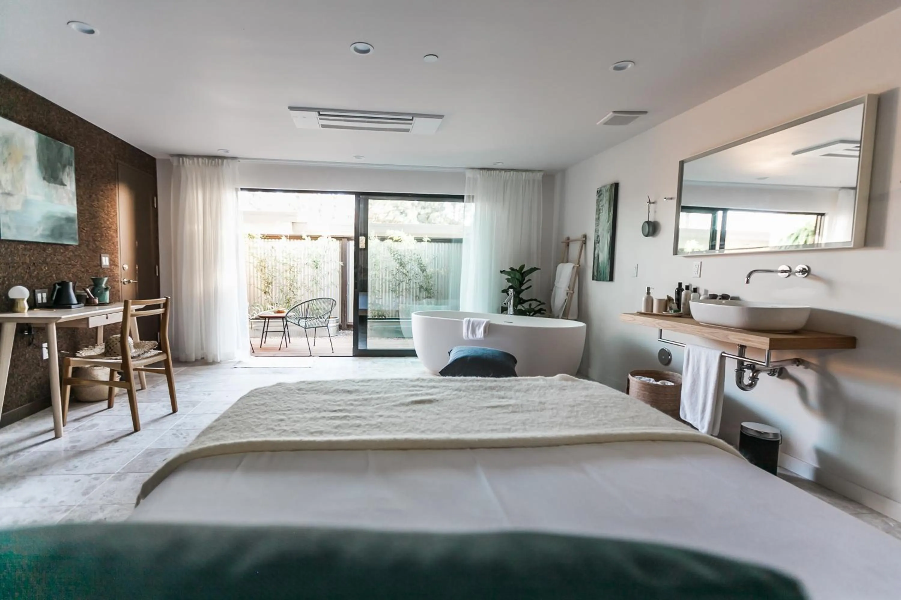 Patio, Bed in Twelve Senses Retreat