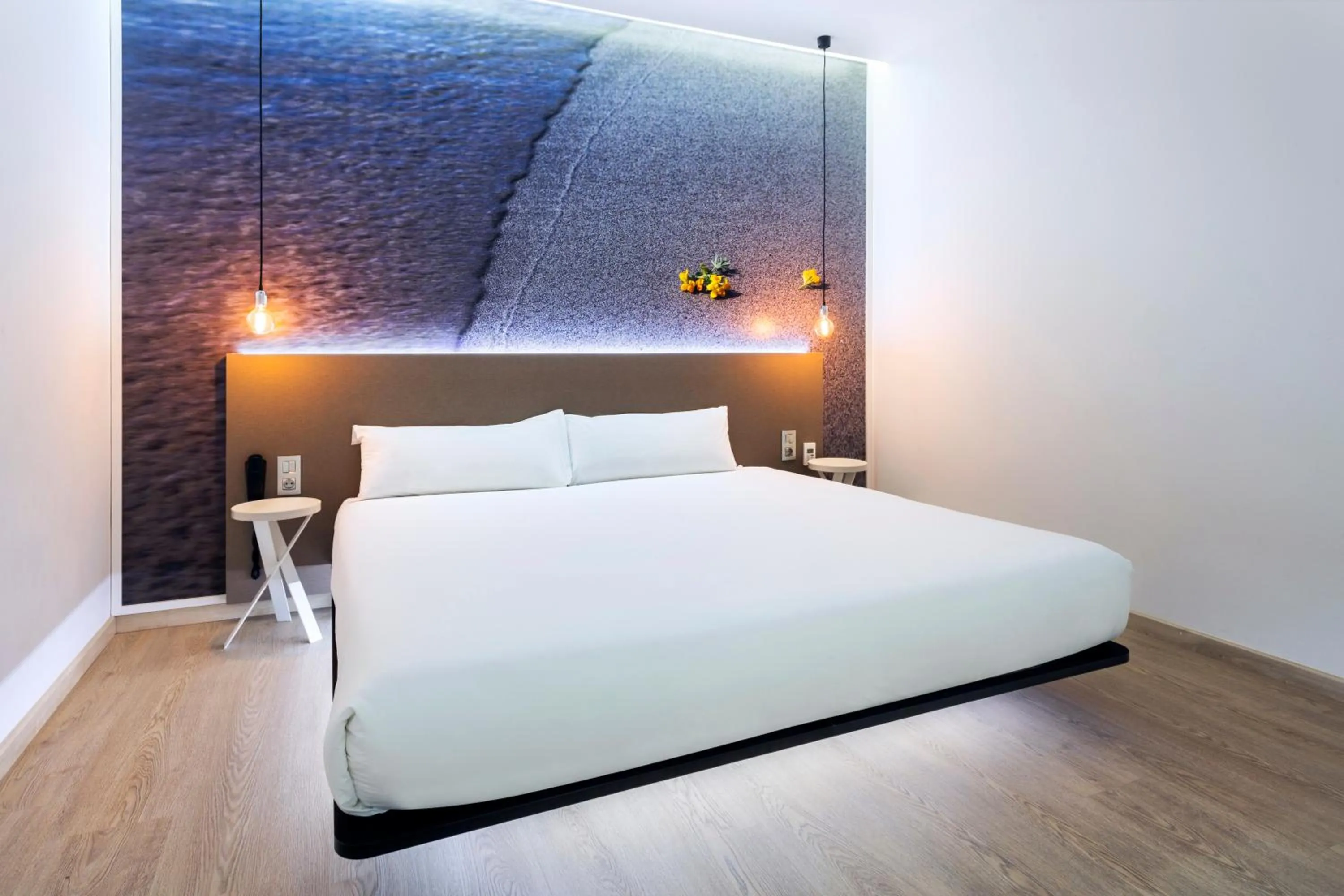 Bed in B&B HOTELS Donostia San Sebastián Aeropuerto