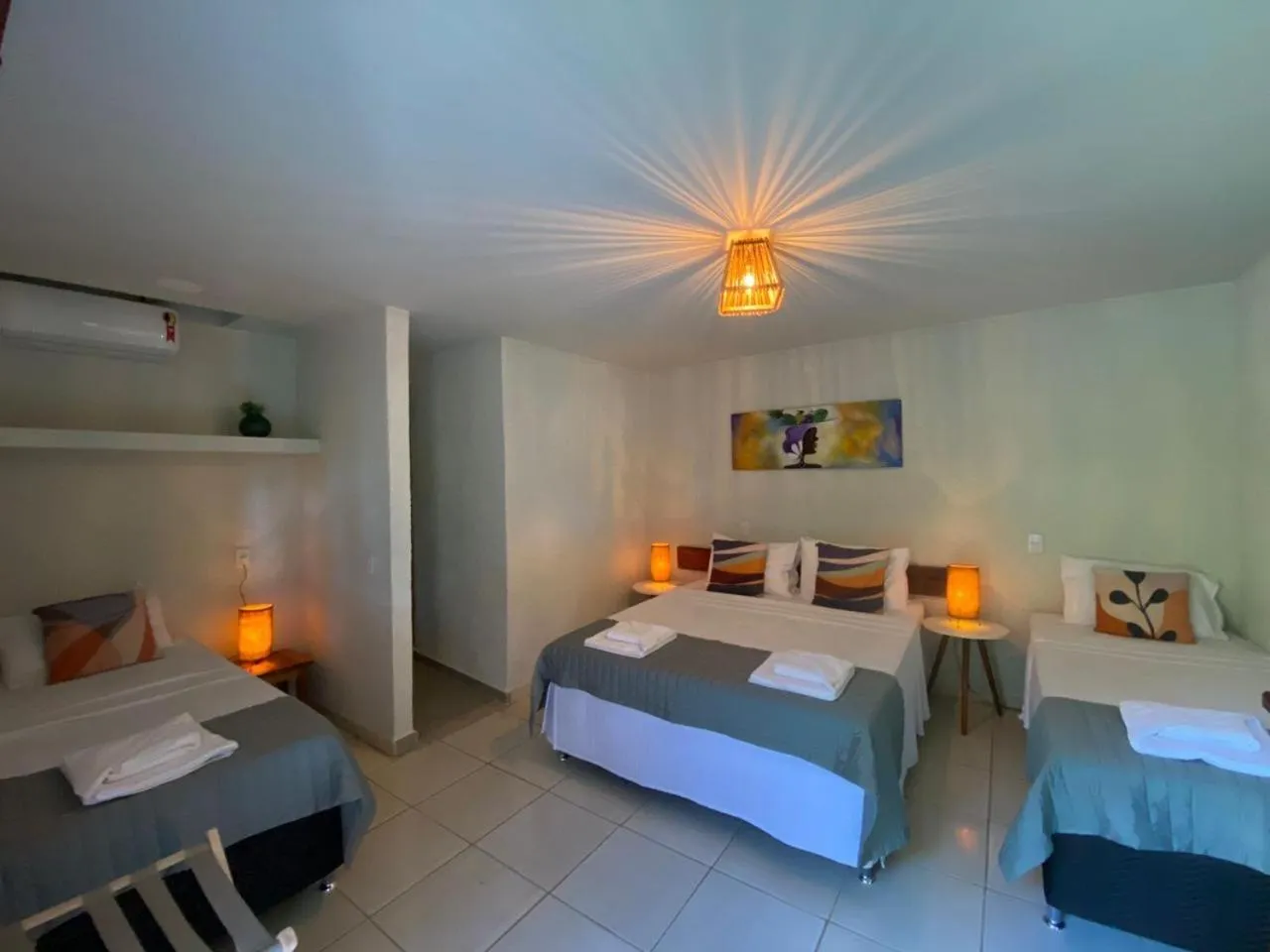 Bed in Pousada Preciosa do Arraial - com Natura e L'Occitane - recém inaugurada