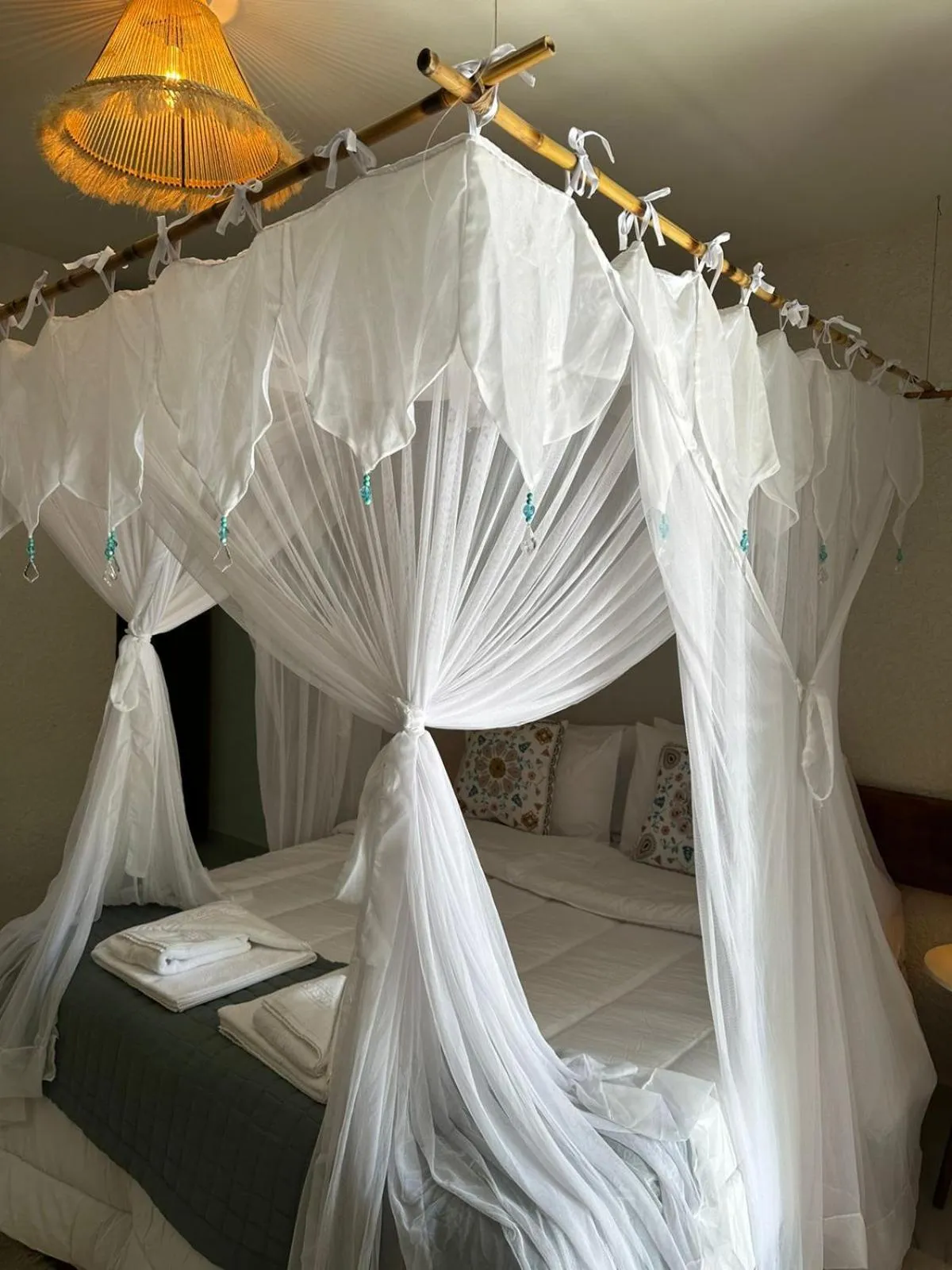 Bed in Pousada Preciosa do Arraial - com Natura e L'Occitane - recém inaugurada