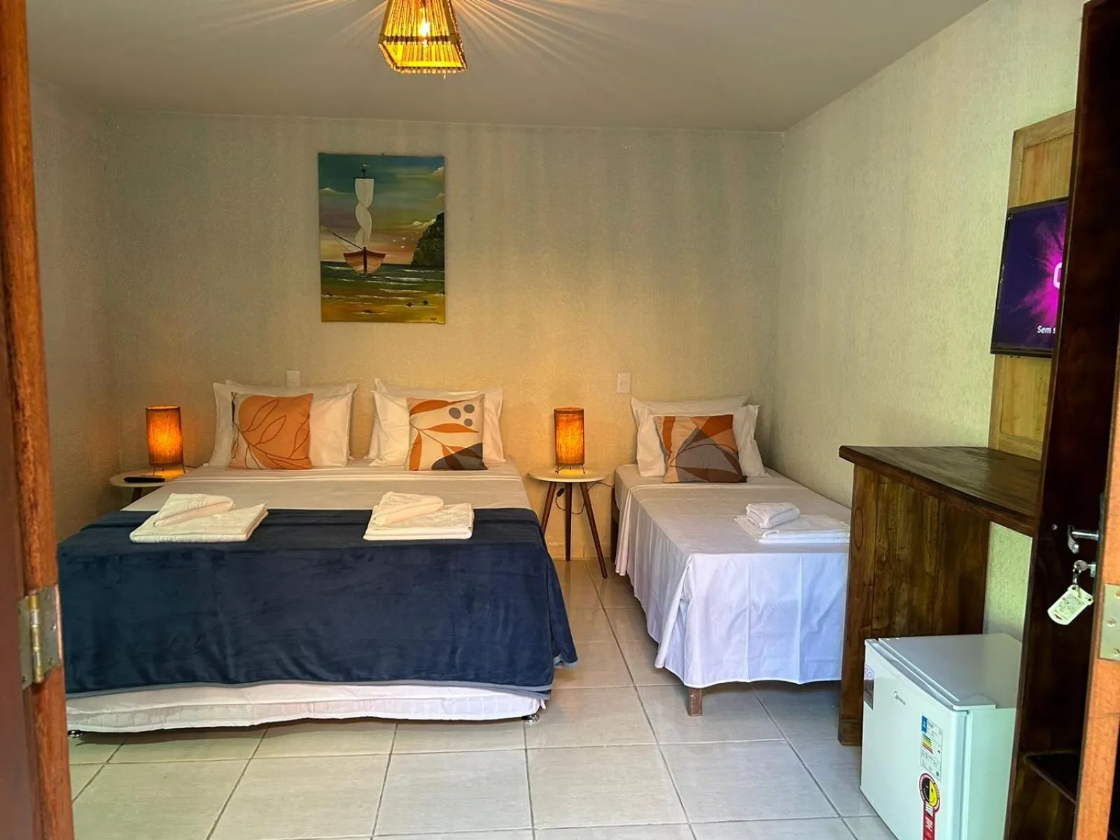 Bed in Pousada Preciosa do Arraial - com Natura e L'Occitane - recém inaugurada