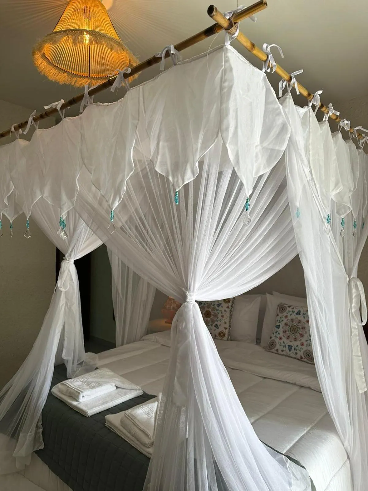 Bed in Pousada Preciosa do Arraial - com Natura e L'Occitane - recém inaugurada