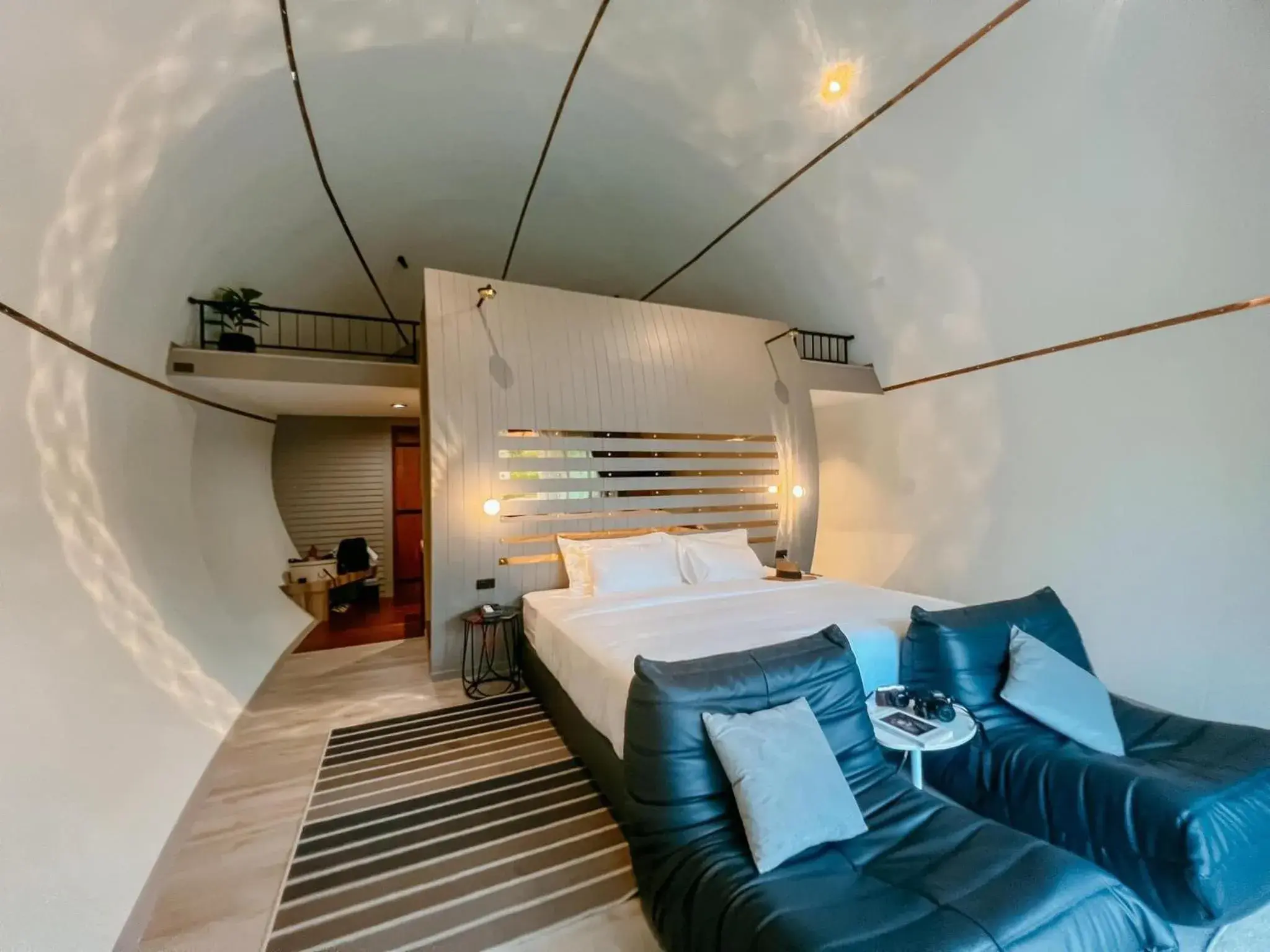 Bed in VeeVaree Riverkwai Resort Bed in VeeVaree Riverkwai Resort