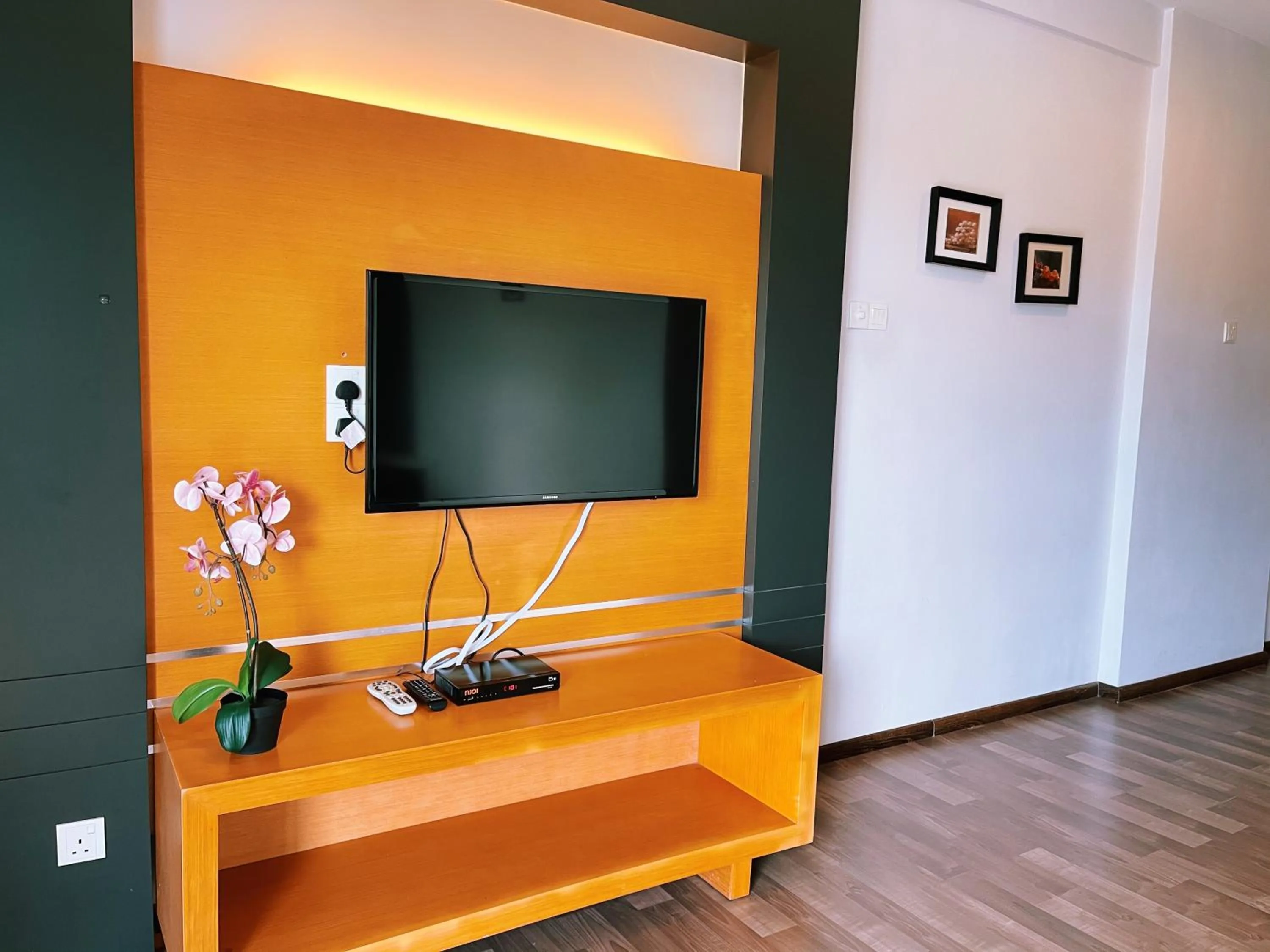 TV and multimedia in NOVA Apartment at Cameron