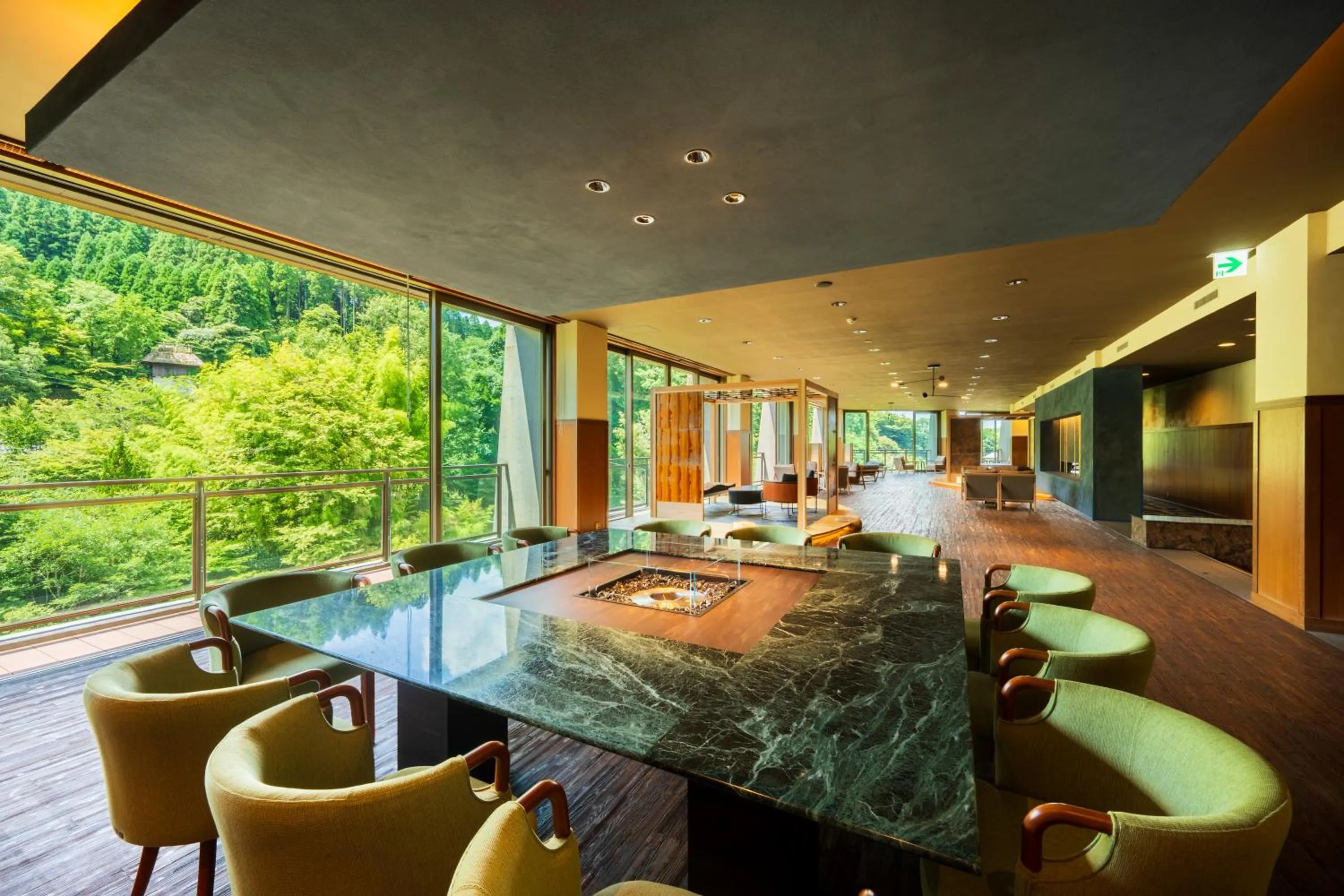 Lobby or reception in Yukyo no Hibiki Yusai