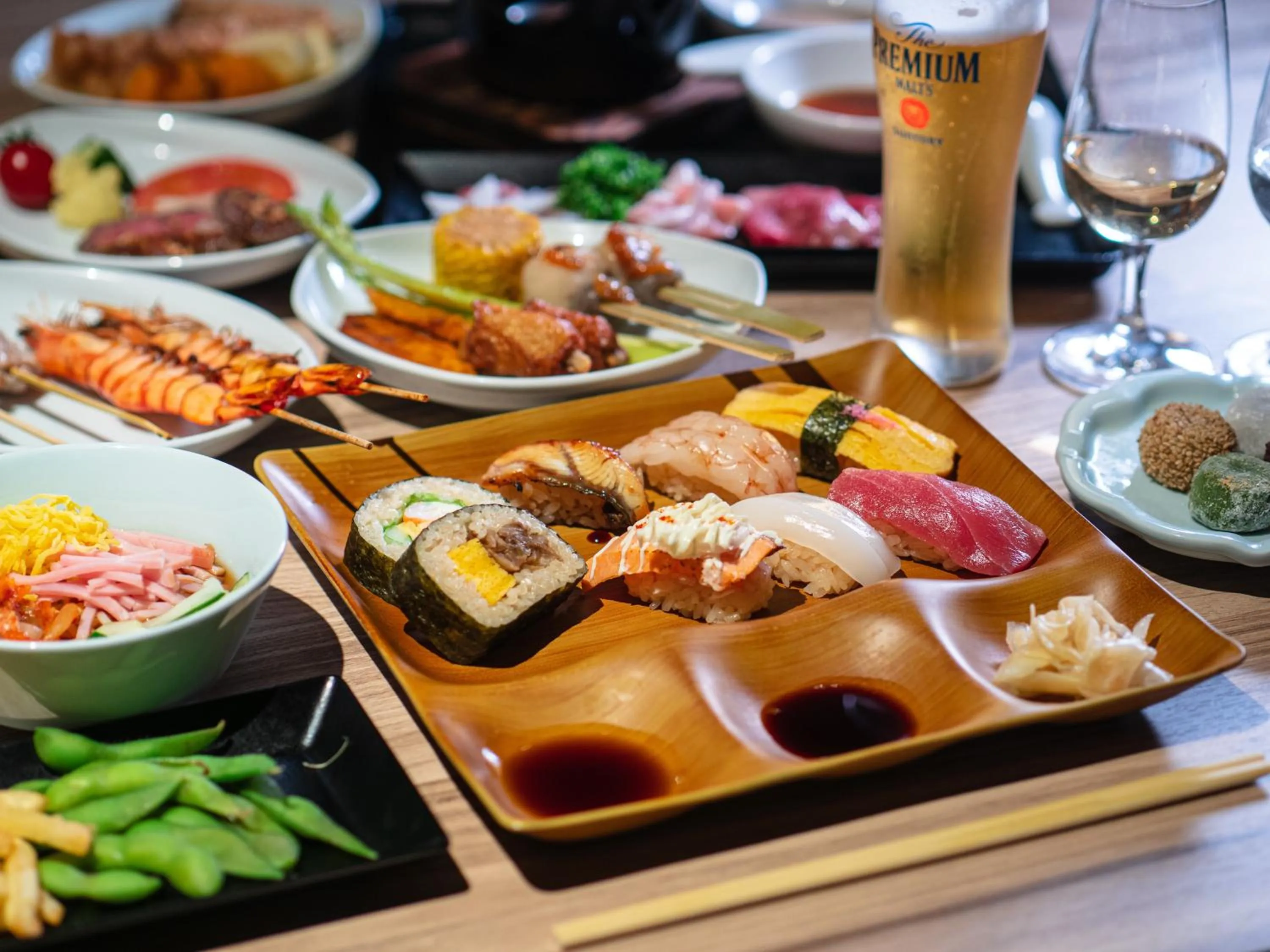 Dinner in Yukyo no Hibiki Yusai