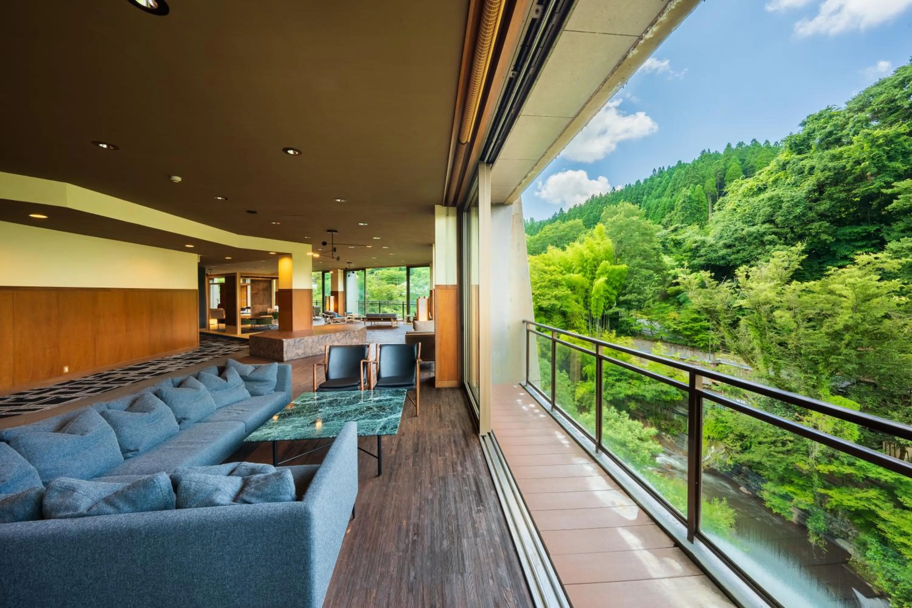 Lobby or reception in Yukyo no Hibiki Yusai