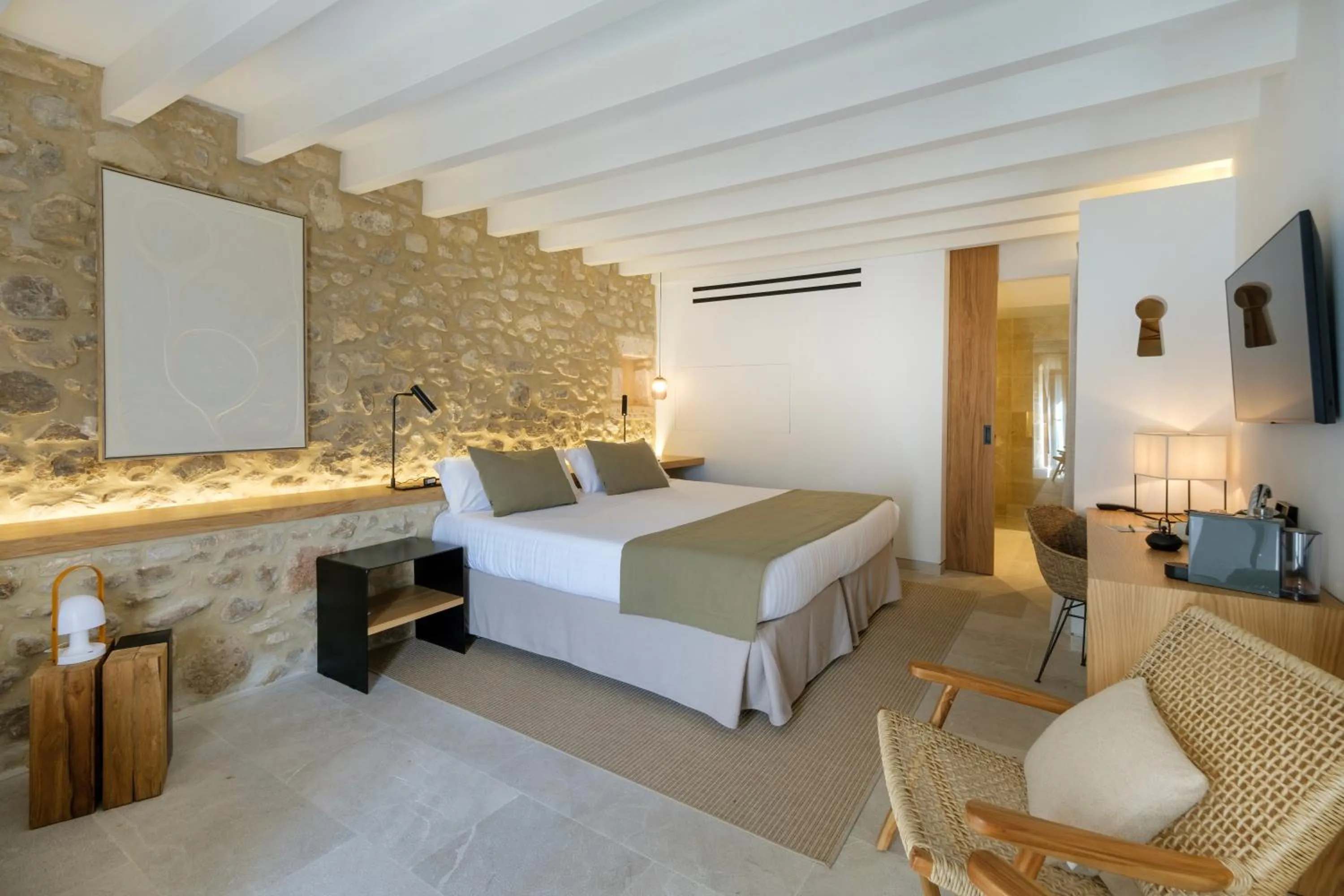 Bed in Fincahotel Treurer - Olive Grove & Grand House - Adults Only