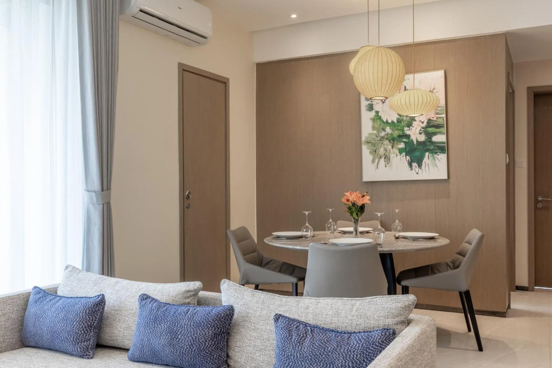 Living room in Pan Pacific Serviced Suites Nairobi