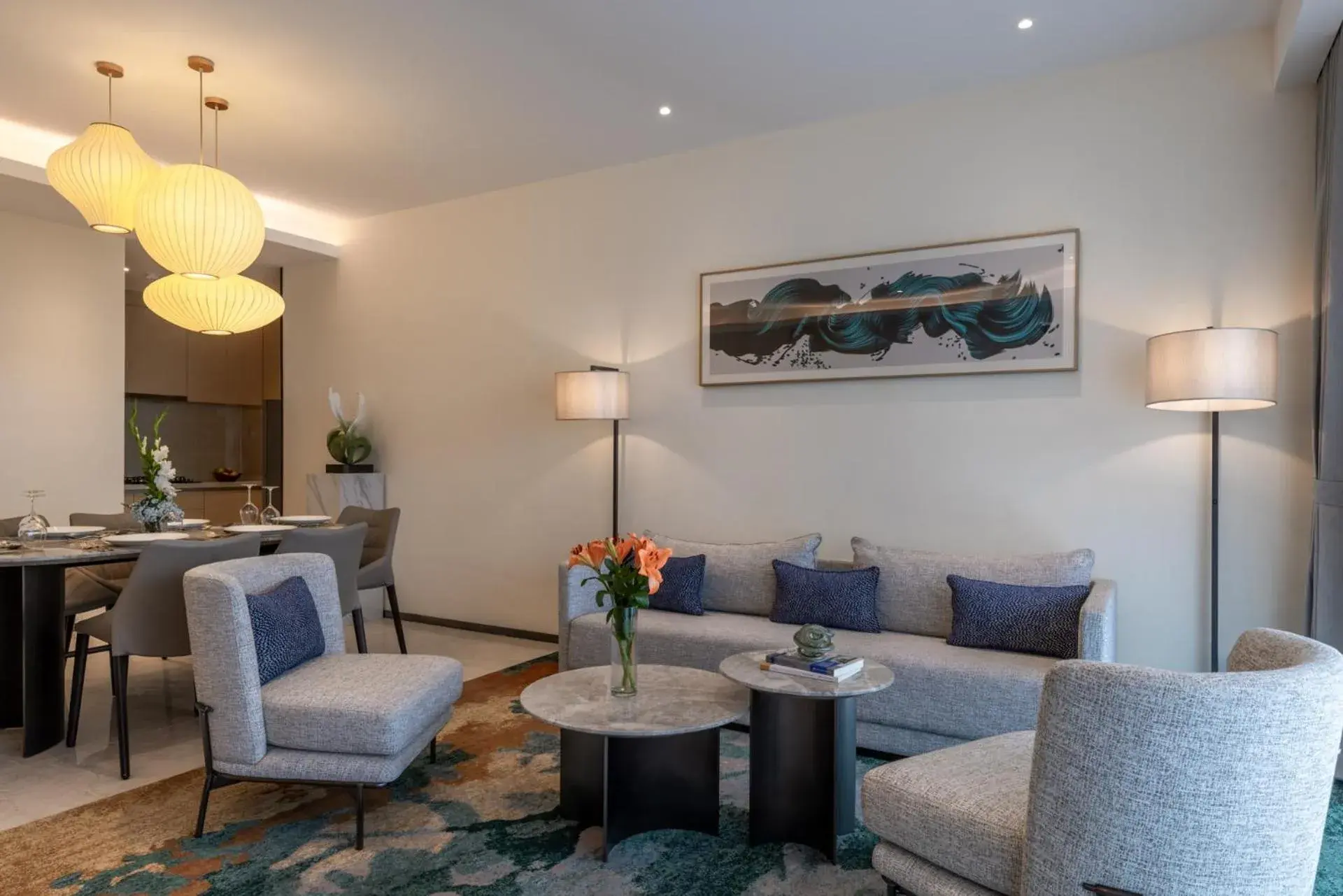 Living room in Pan Pacific Serviced Suites Nairobi Living room in Pan Pacific Serviced Suites Nairobi