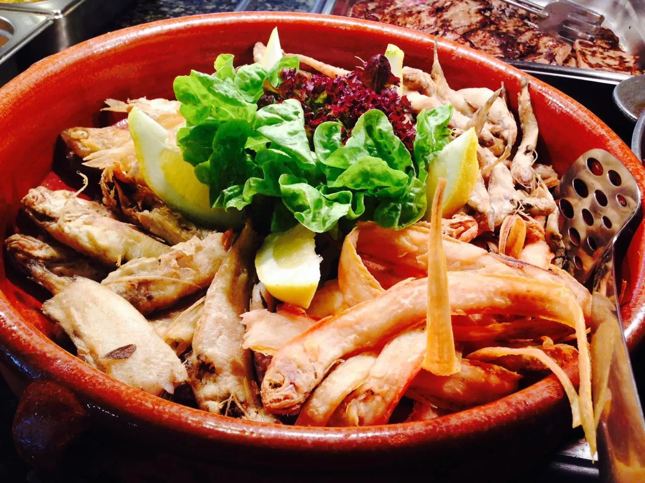 Food close-up in Hostal ROM Familiar Food close-up in Hostal ROM Familiar