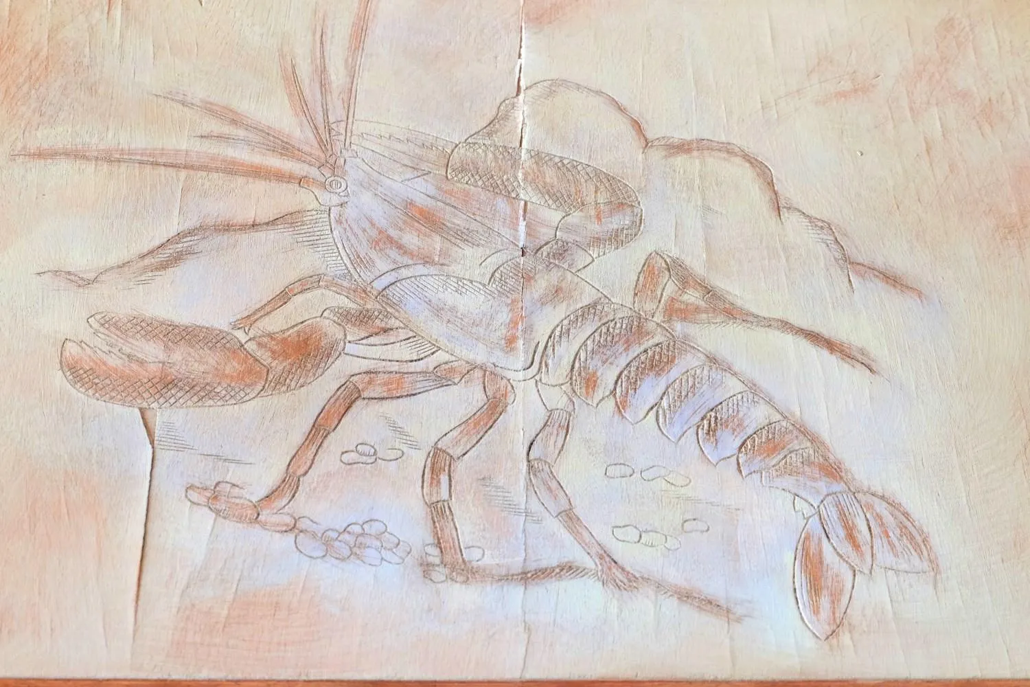 Decorative detail in Hostal ROM Familiar