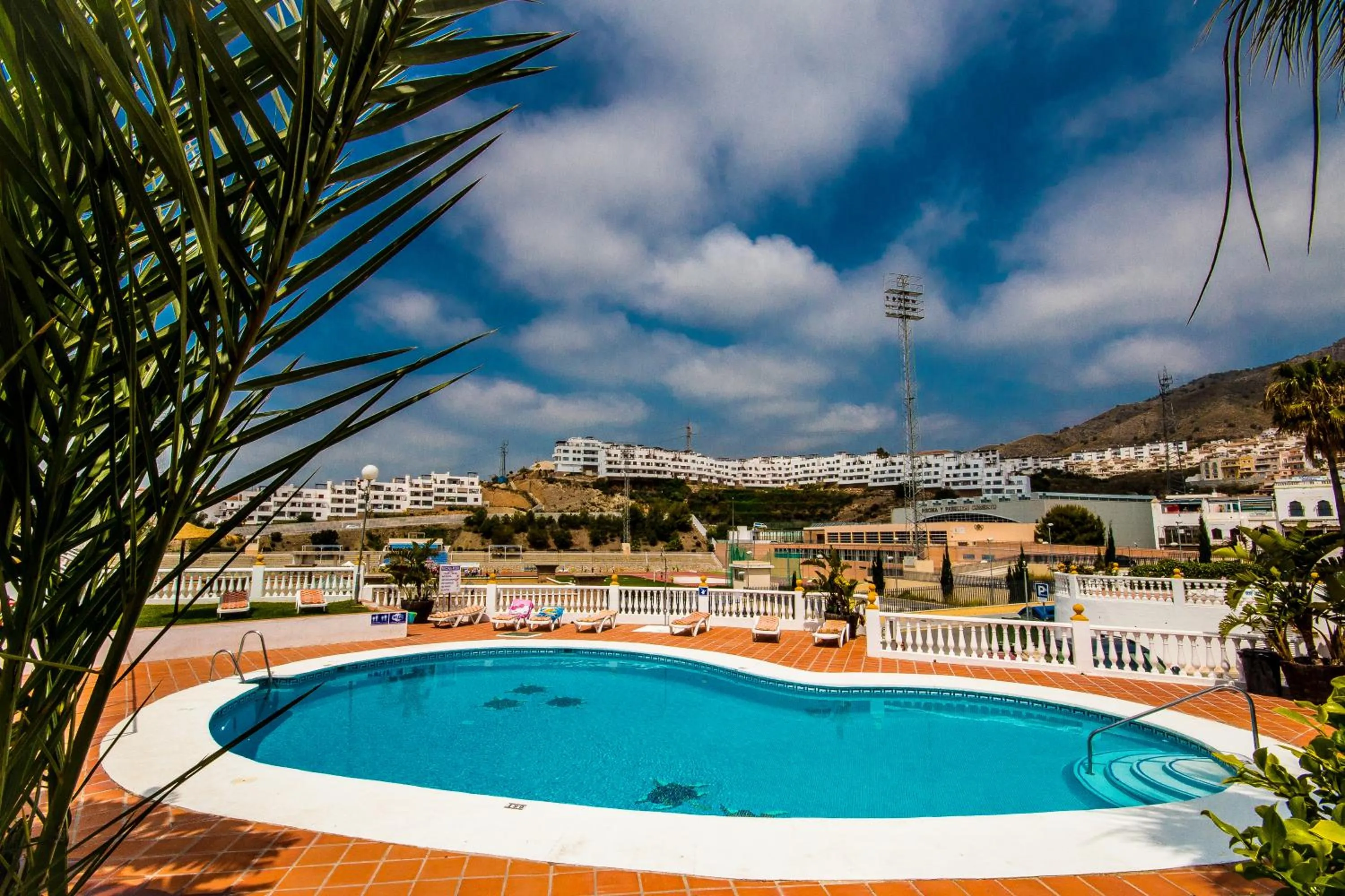 Pool view in Apartamentos Las Rosas de Capistrano