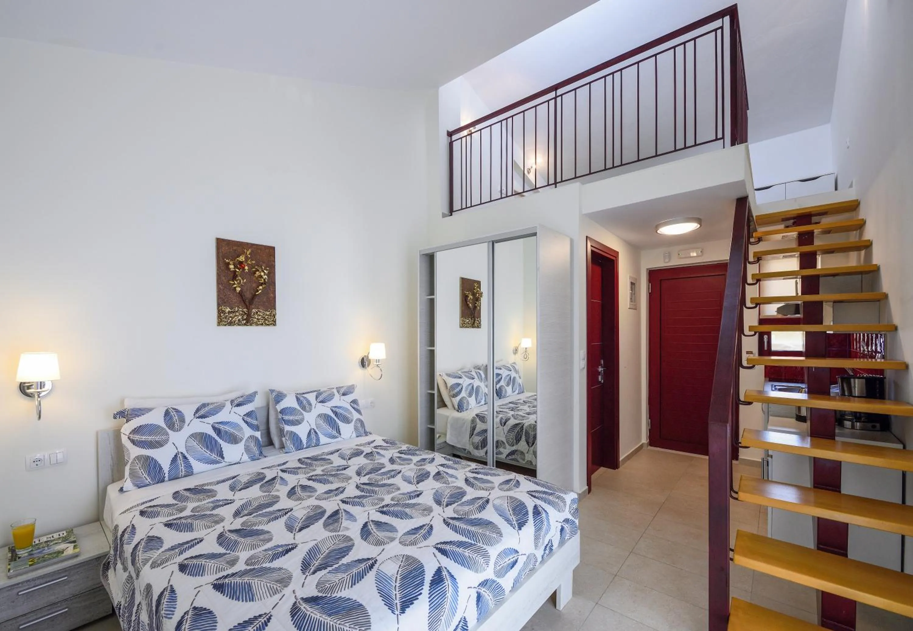 Bed in Elpiniki Luxury Rooms