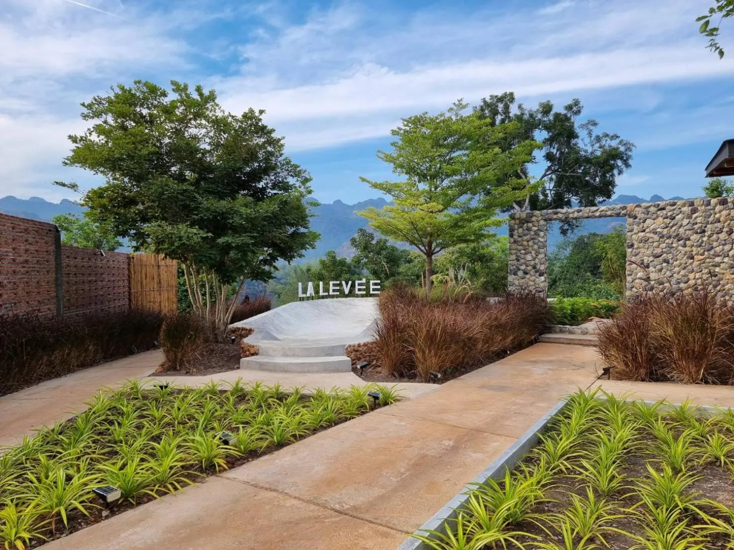 Natural landscape in La Levée Resort