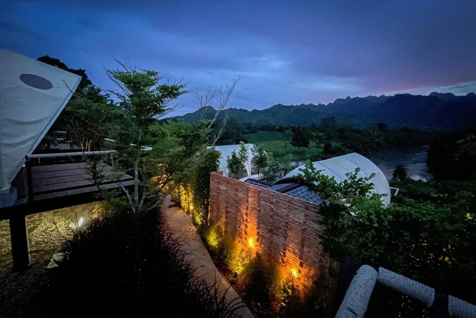 Natural landscape in La Levée Resort
