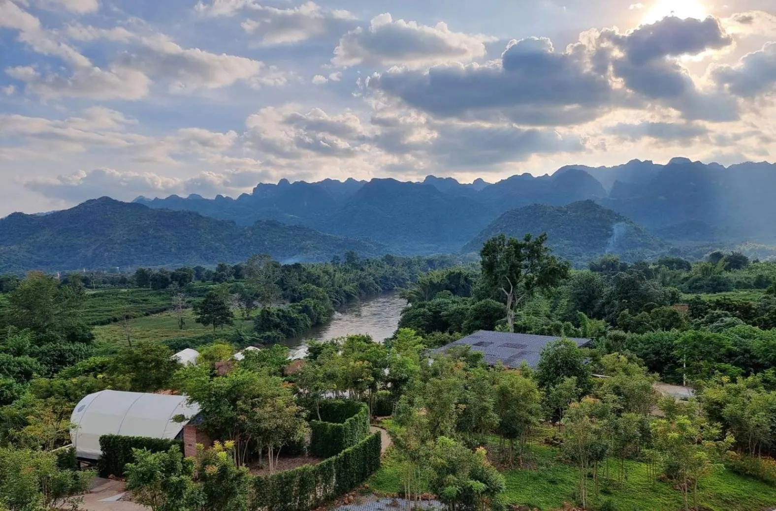 Natural landscape in La Levée Resort