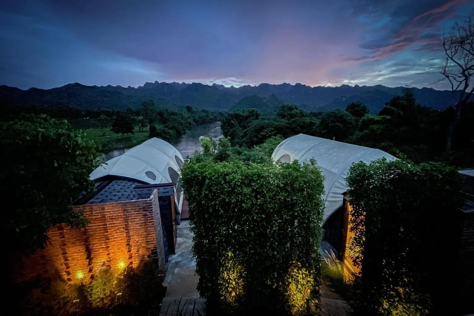 Natural landscape in La Levée Resort