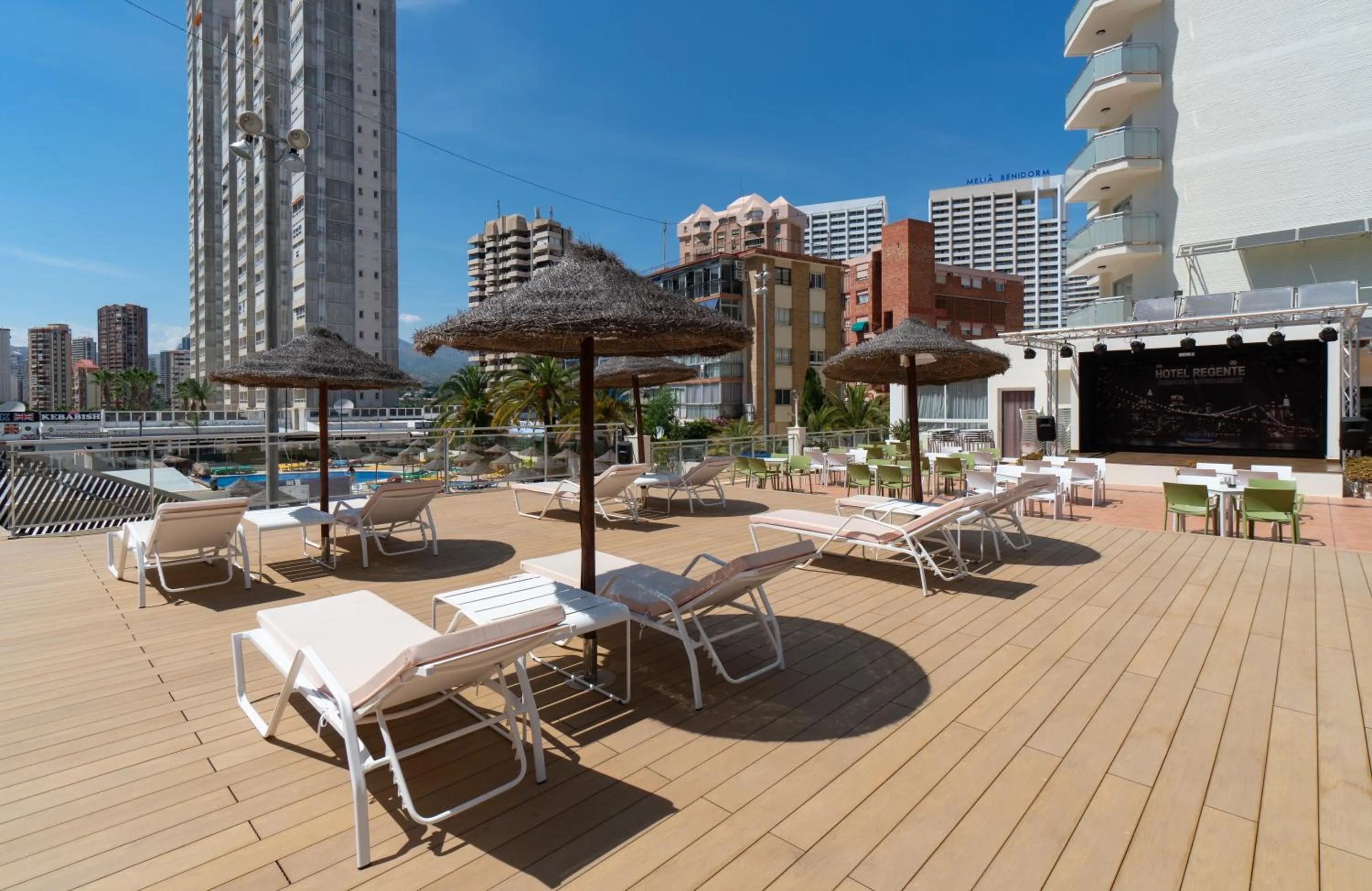 Solarium in Medplaya Hotel Regente