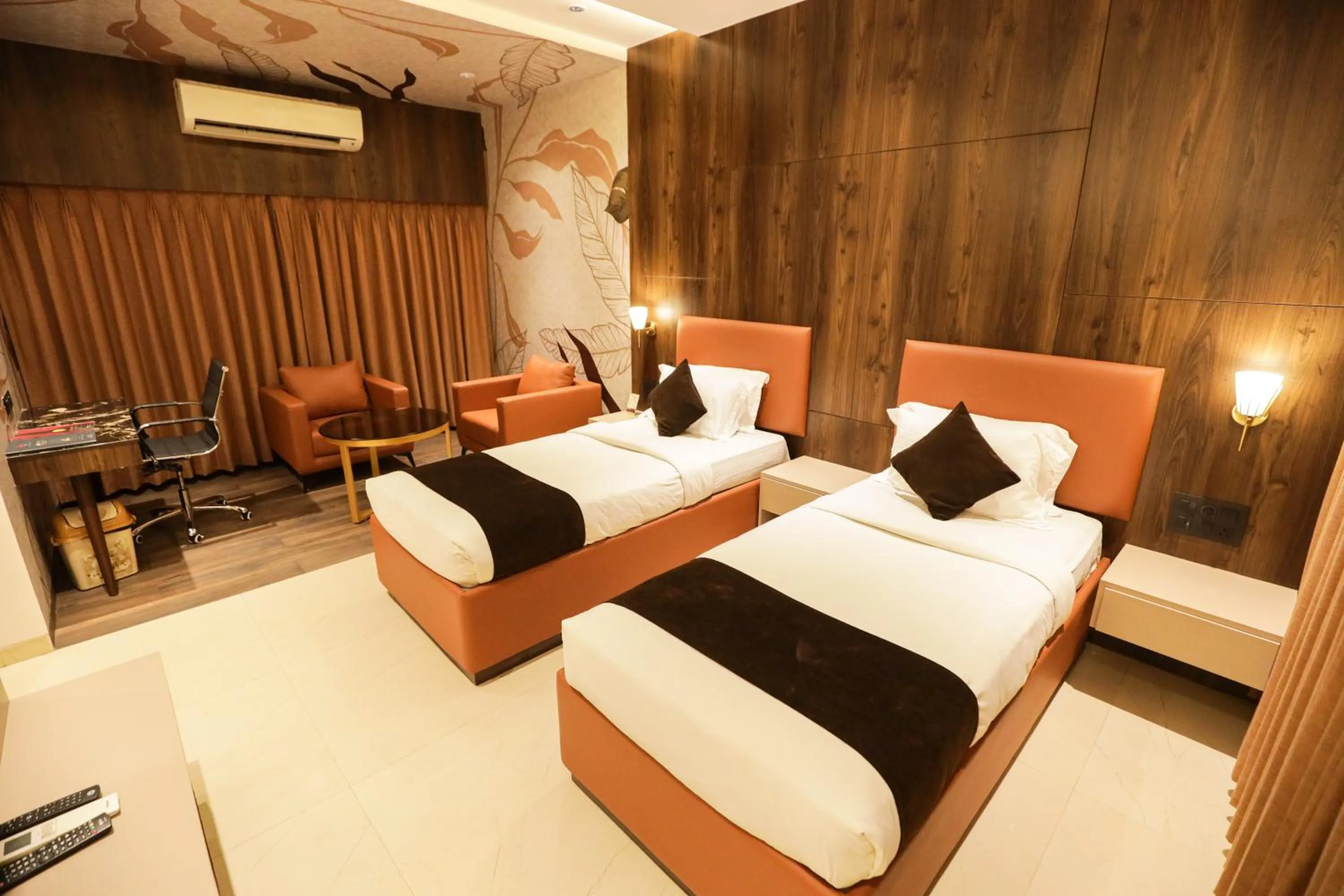 Bed in Hotel Atithi, Aurangabad