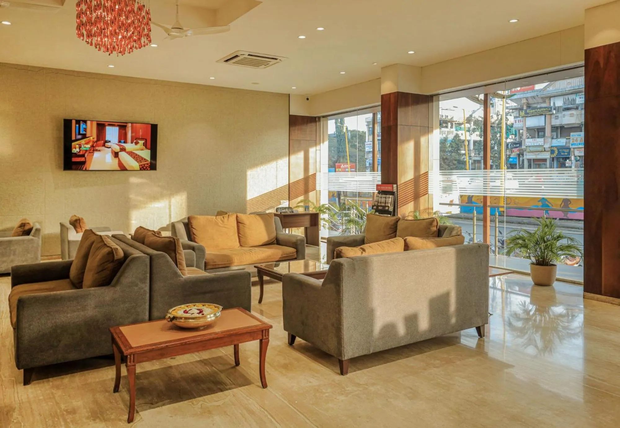 Lobby or reception in Hotel Atithi, Aurangabad