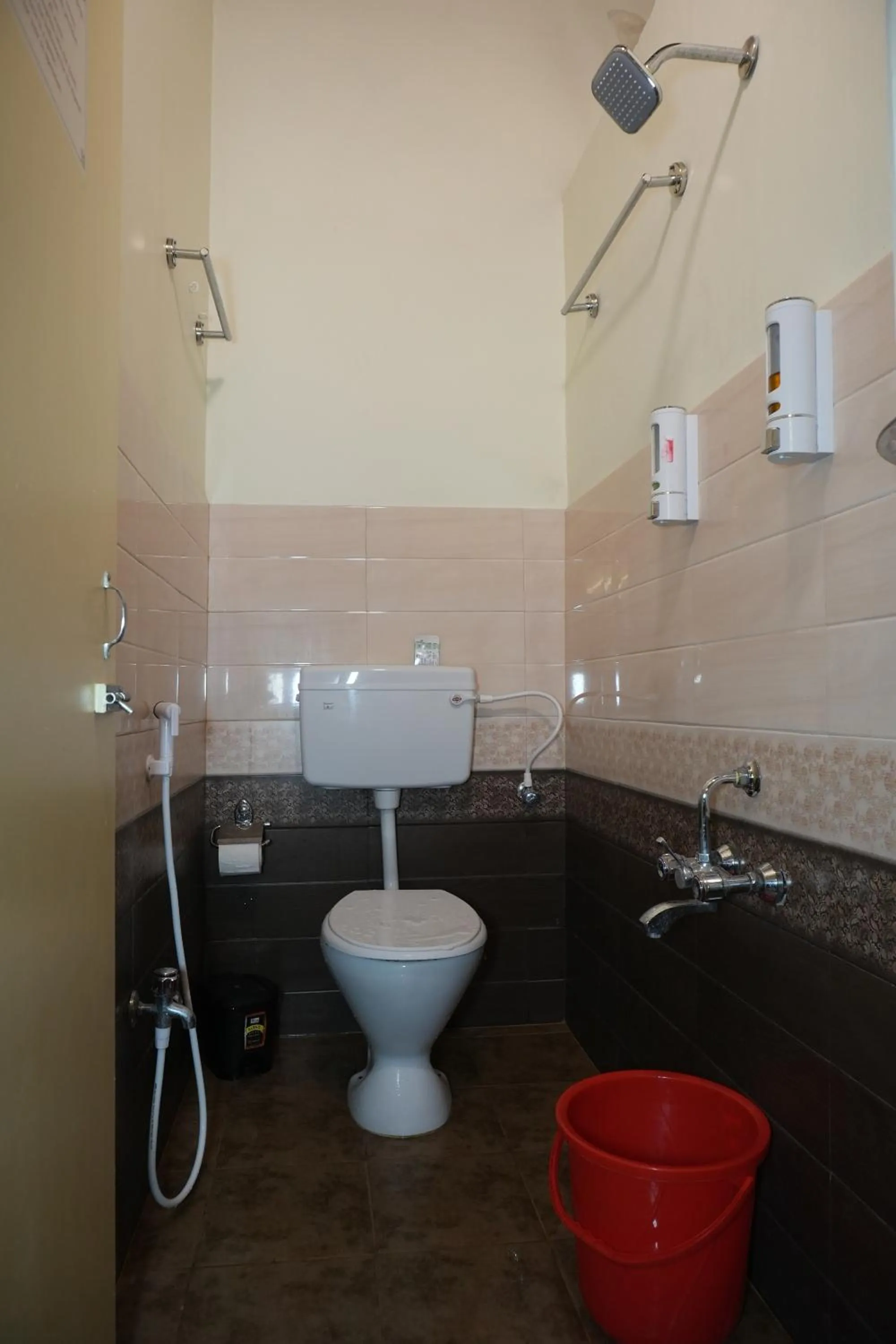 Bathroom in Bay Stays near white town