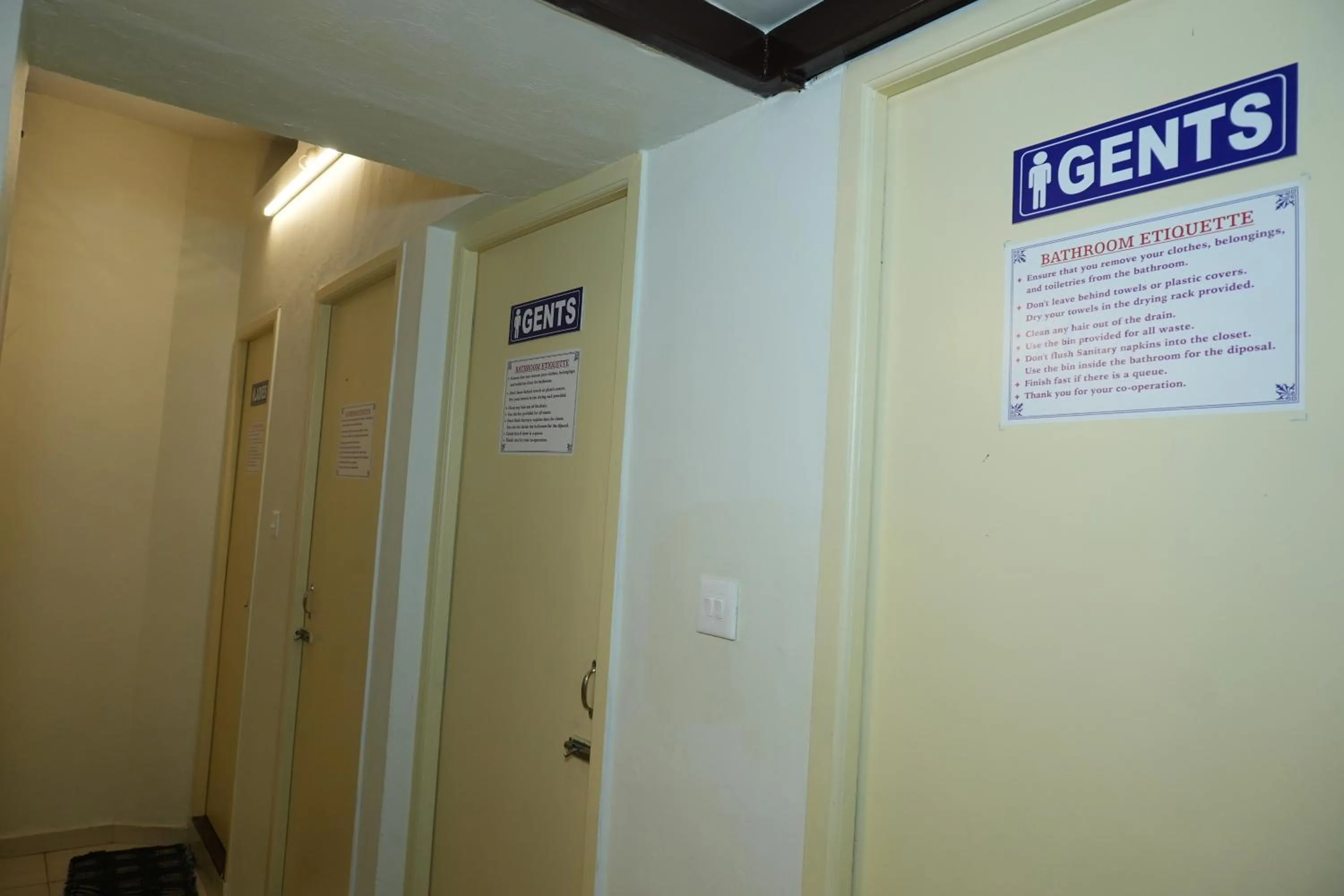 Bathroom in Bay Stays near white town