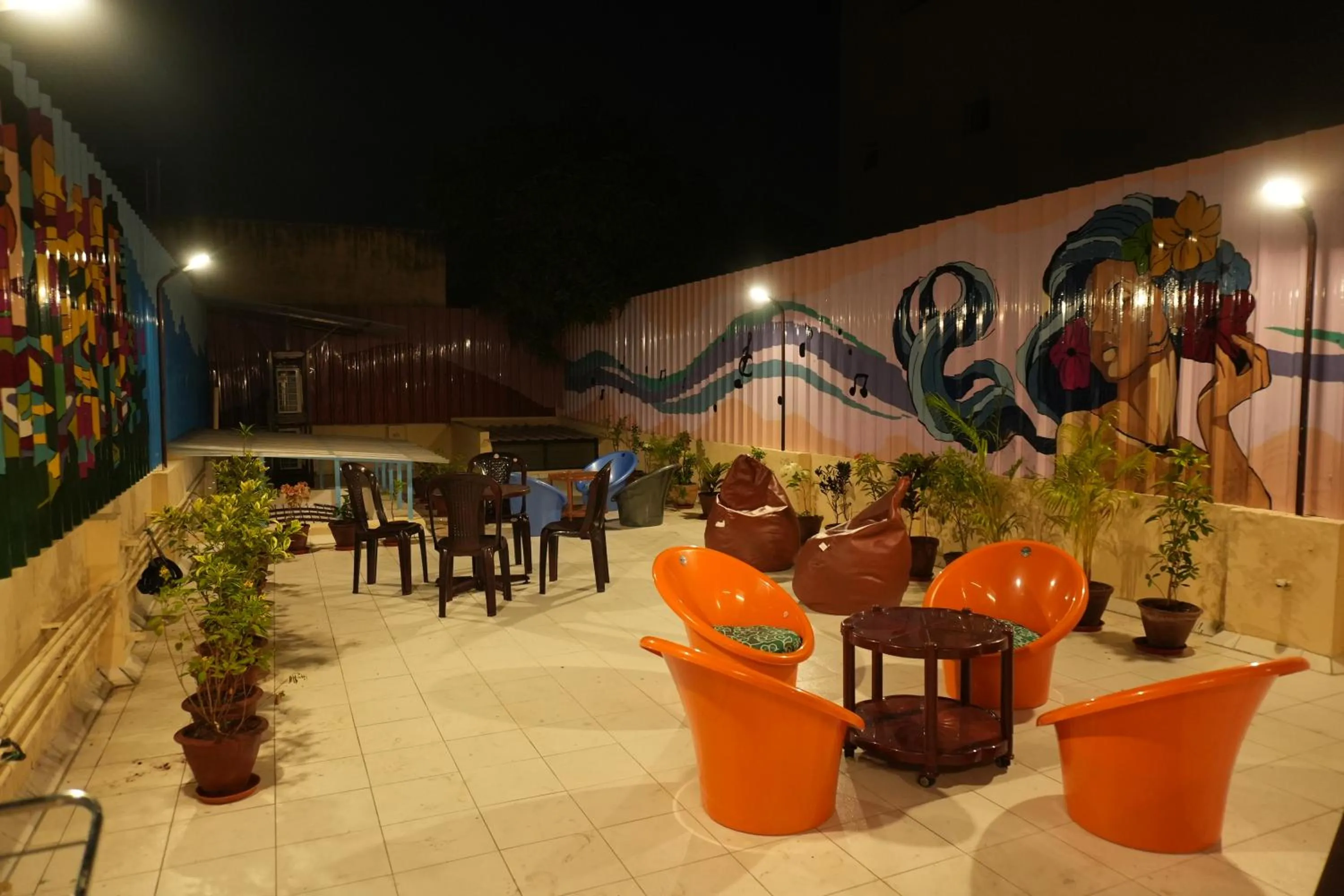 Balcony/Terrace in Bay Stays near white town