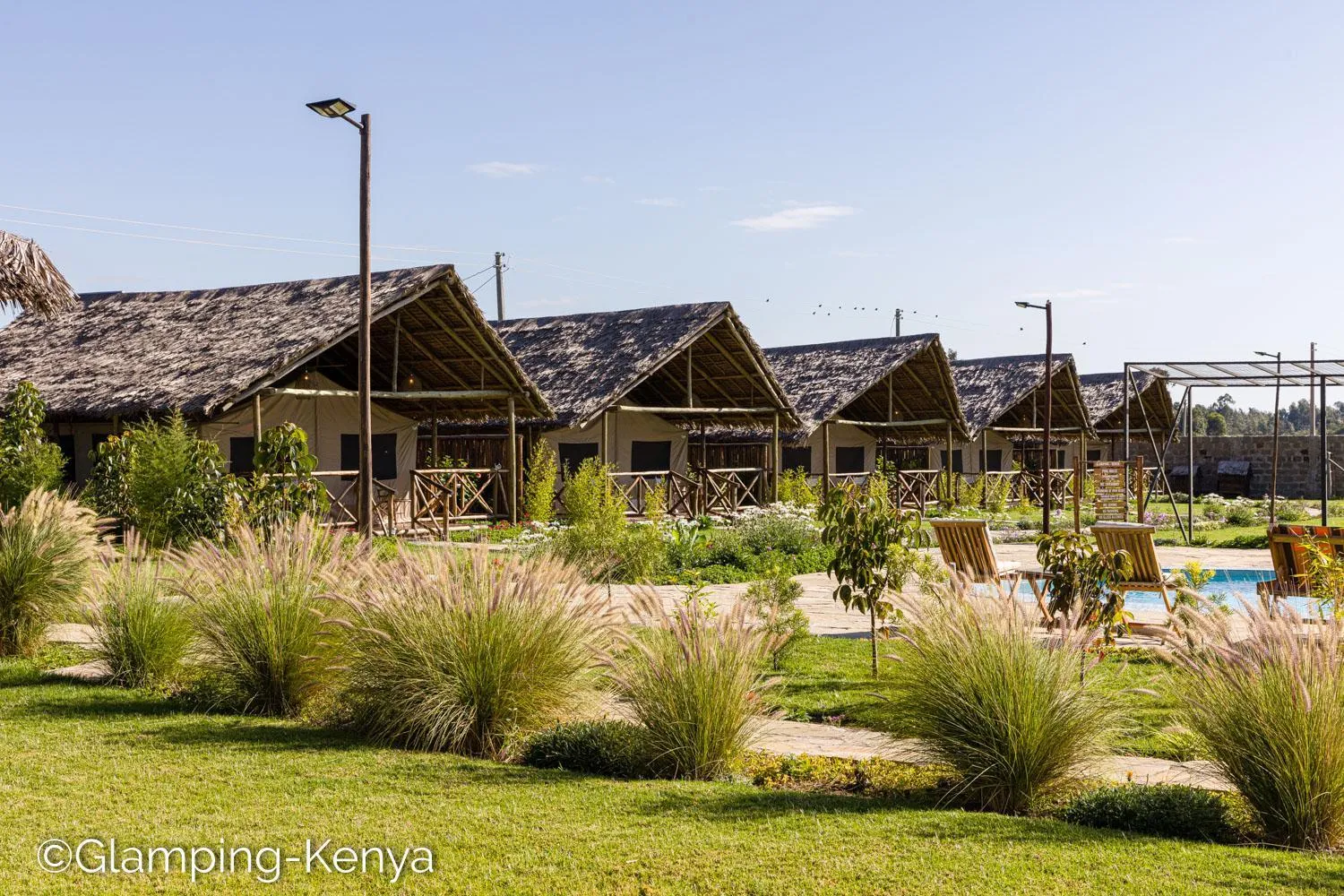 Swimming pool in Glamping Kenya Mount Kenya Lodge Nanyuki