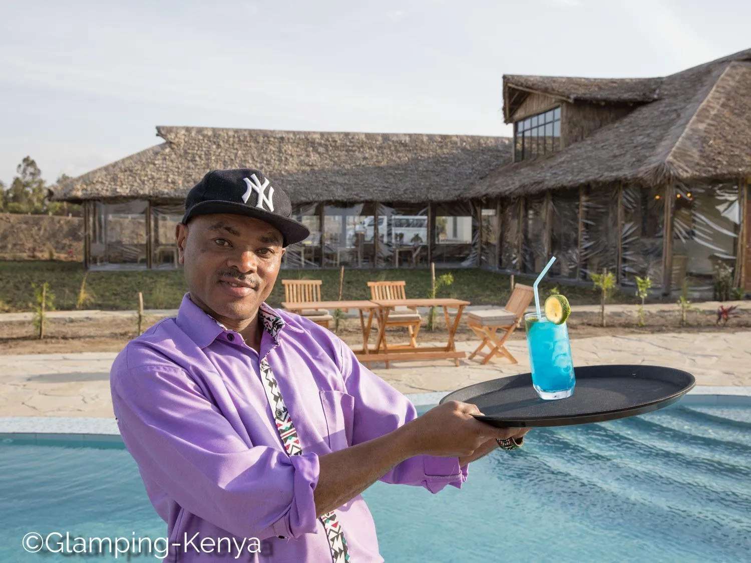 Lounge or bar in Glamping Kenya Mount Kenya Lodge Nanyuki