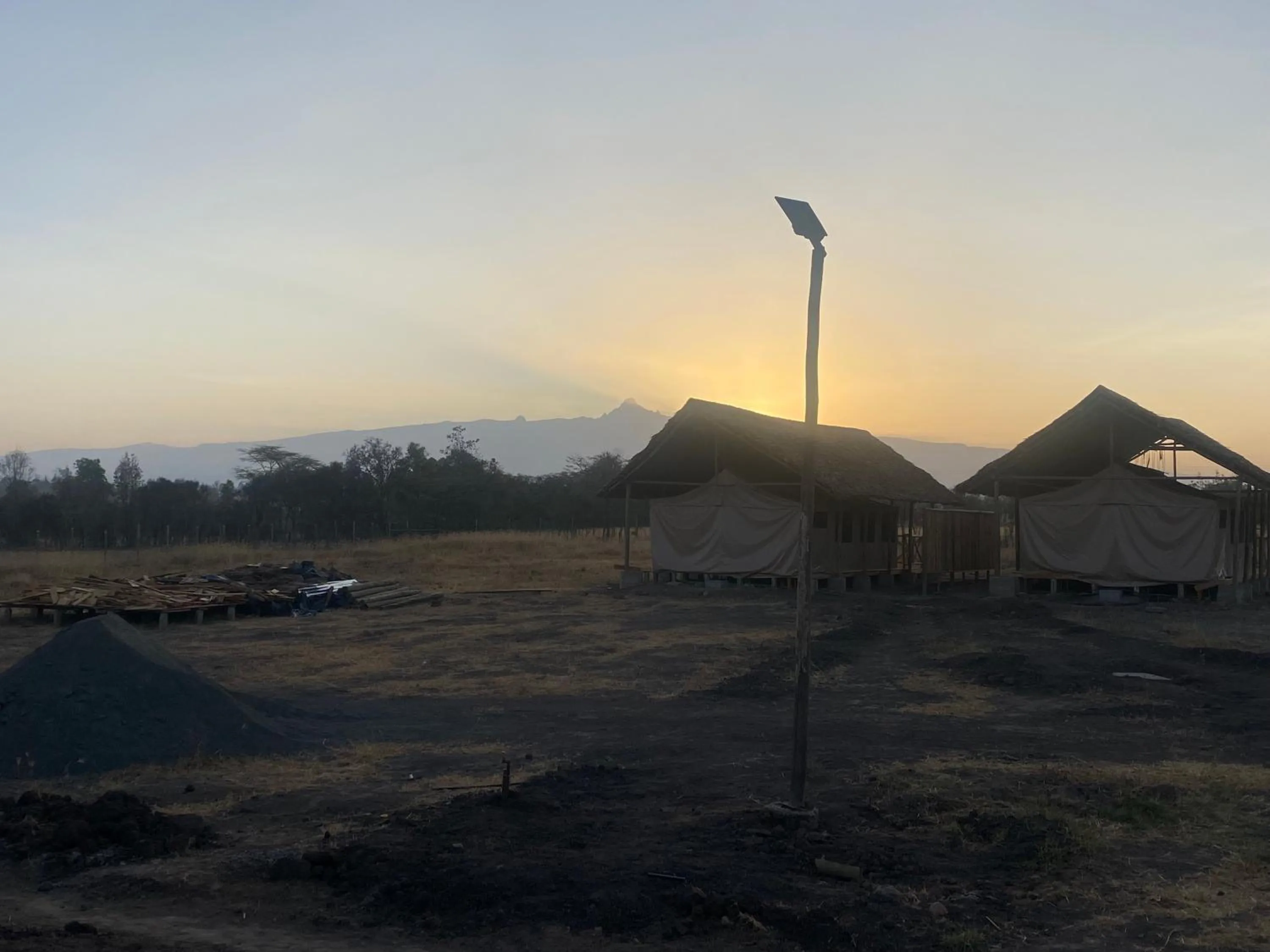 Mountain view in Glamping Kenya Mount Kenya Lodge Nanyuki