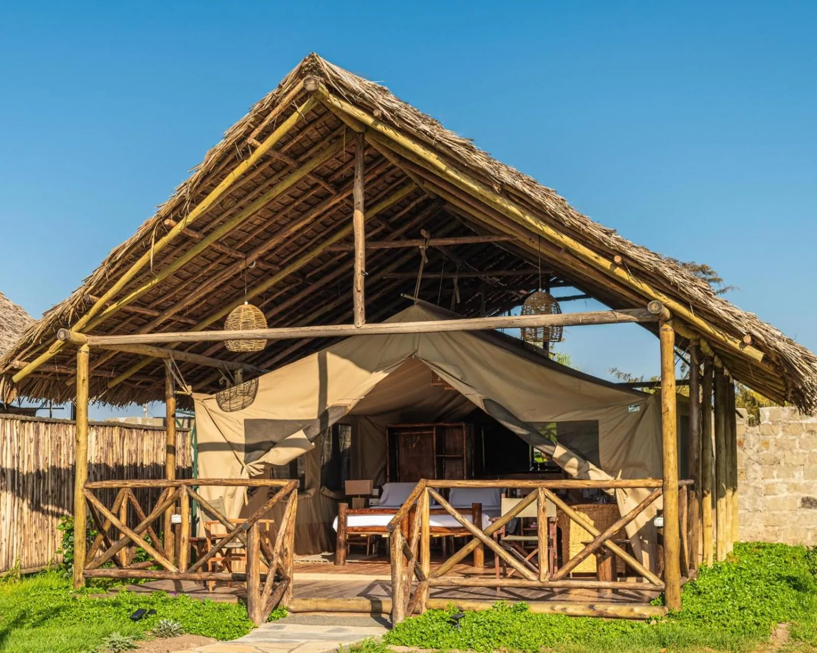 Garden in Glamping Kenya Mount Kenya Lodge Nanyuki