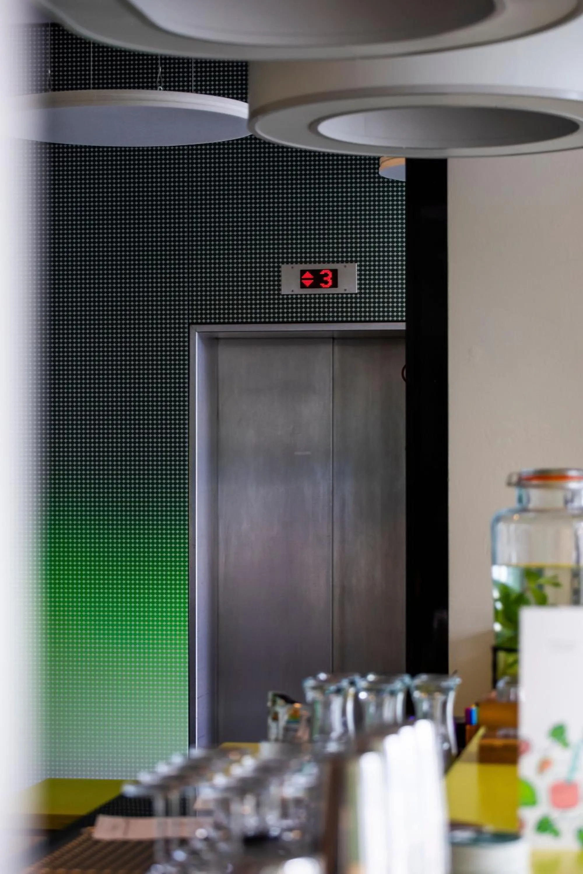 elevator in LyvInn Hotel Frankfurt