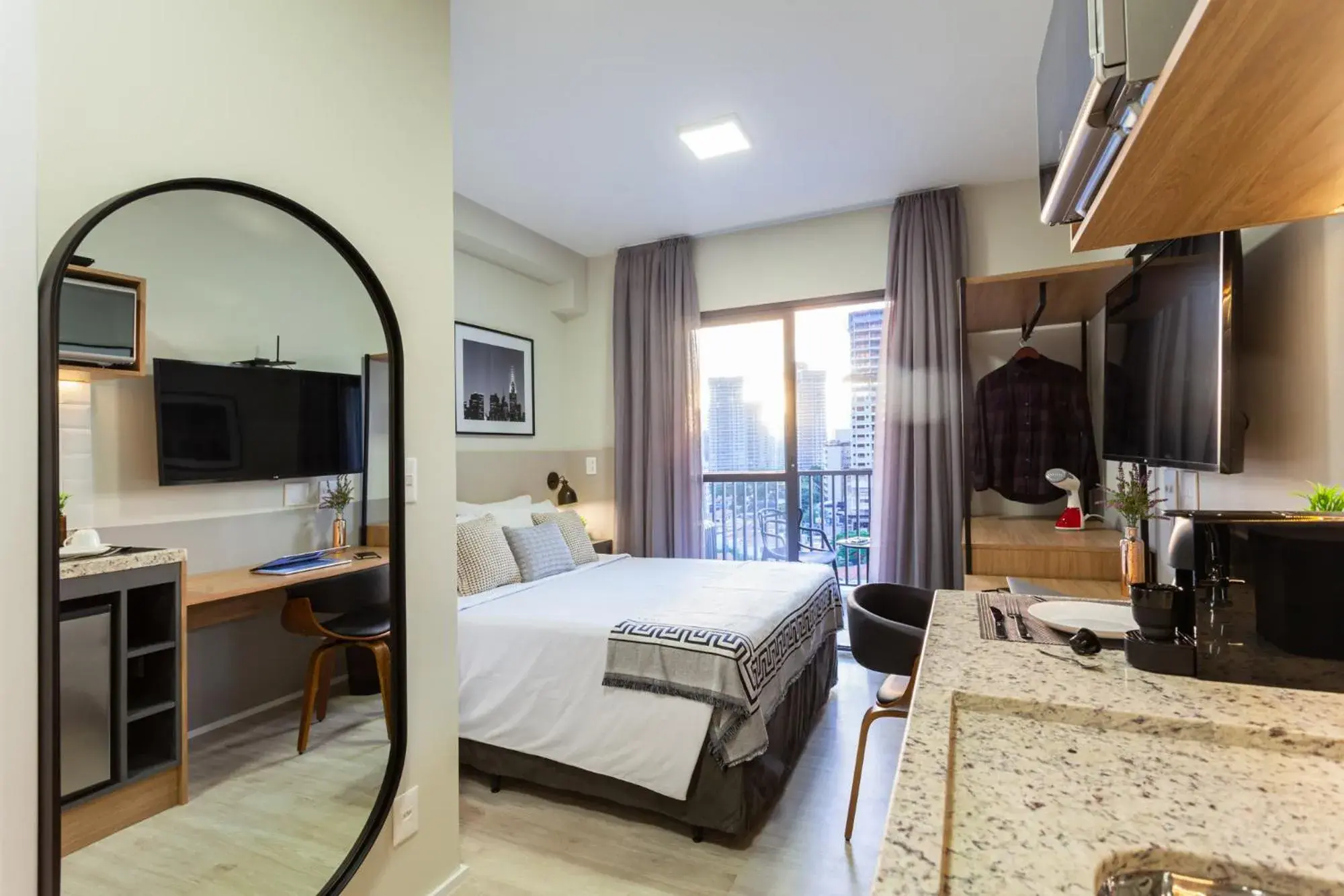 Bed in Charlie Brooklyn Studios Bed in Charlie Brooklyn Studios