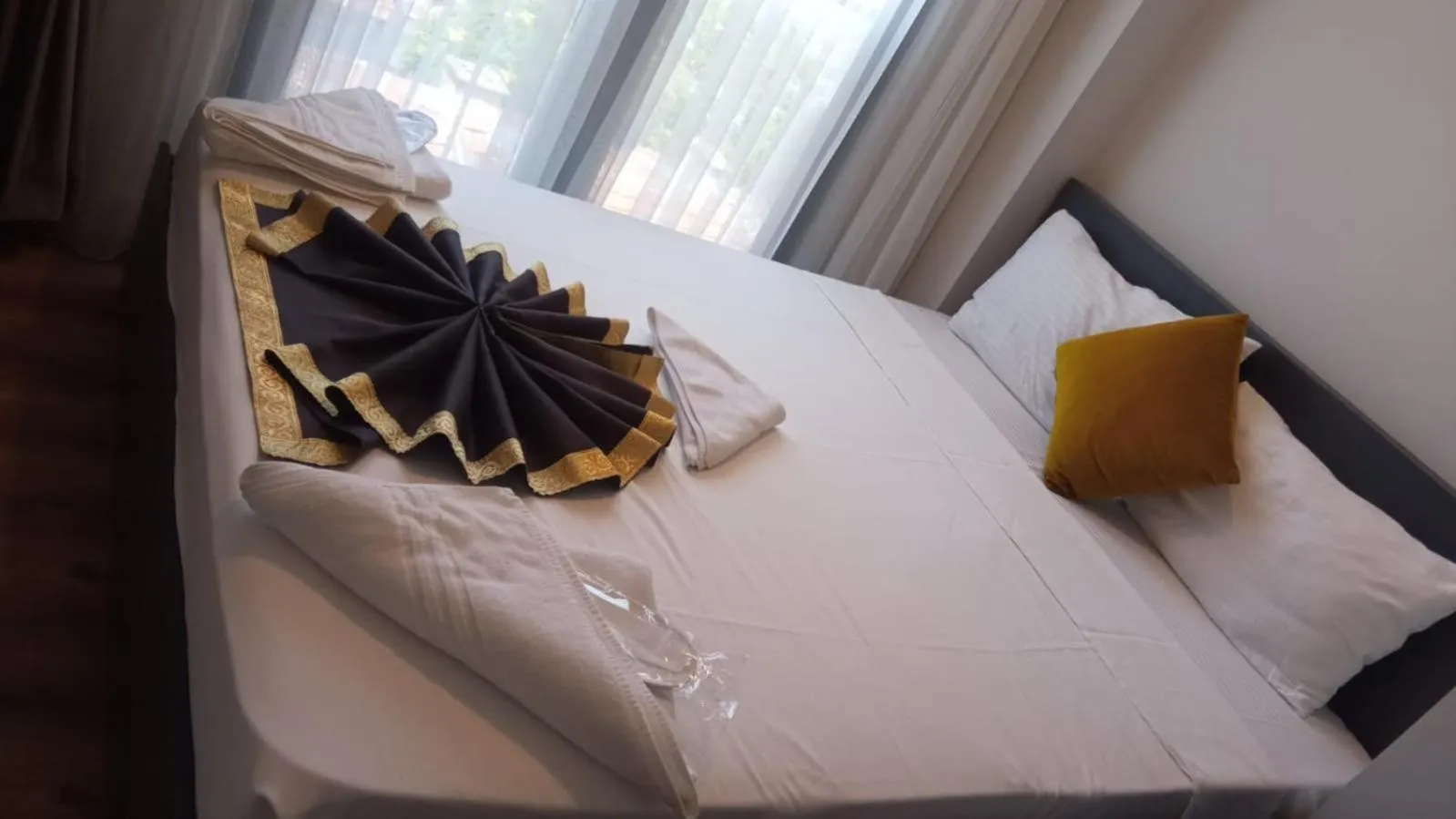 Bed in Aura Hotel Taksim