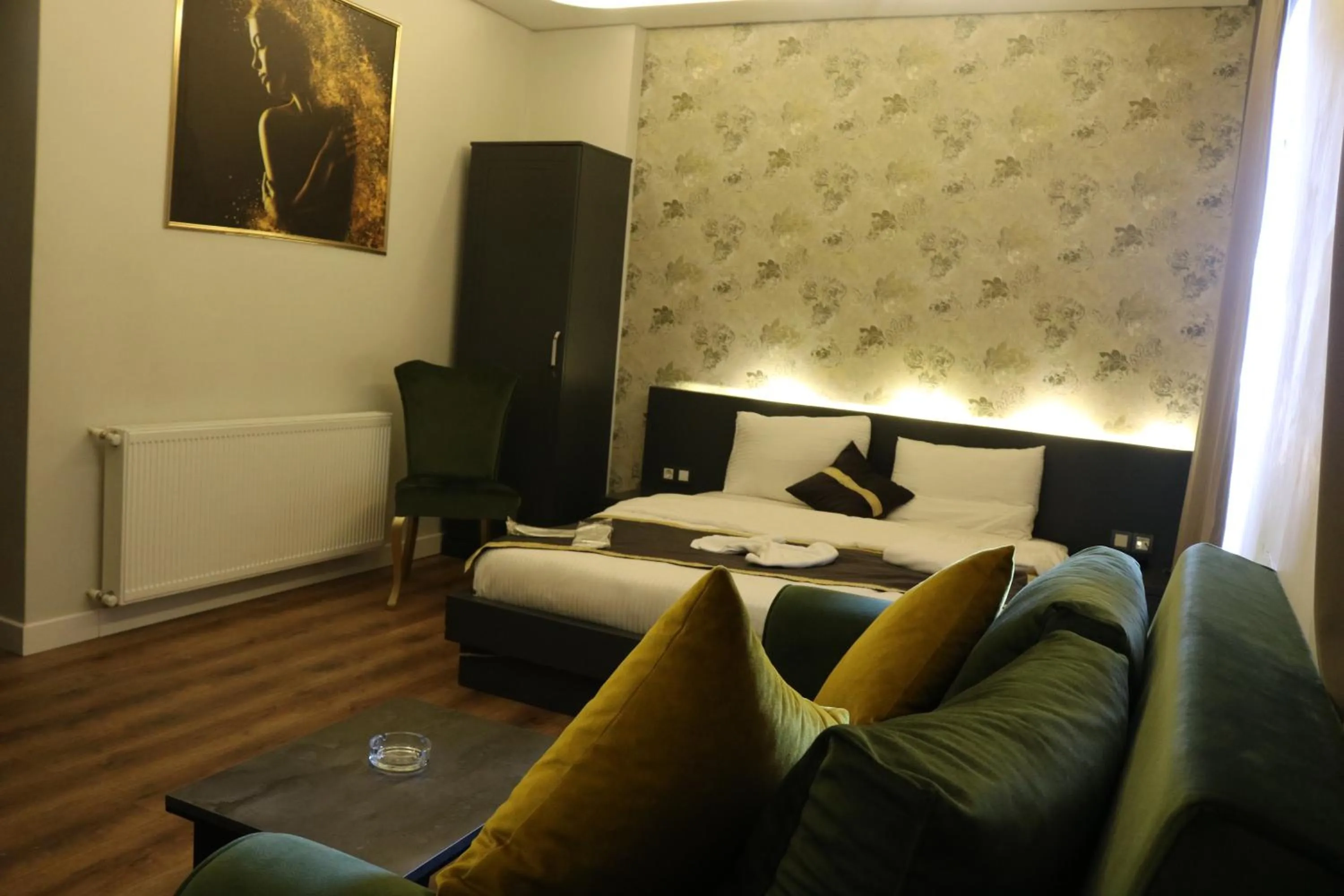 Bed in Aura Hotel Taksim