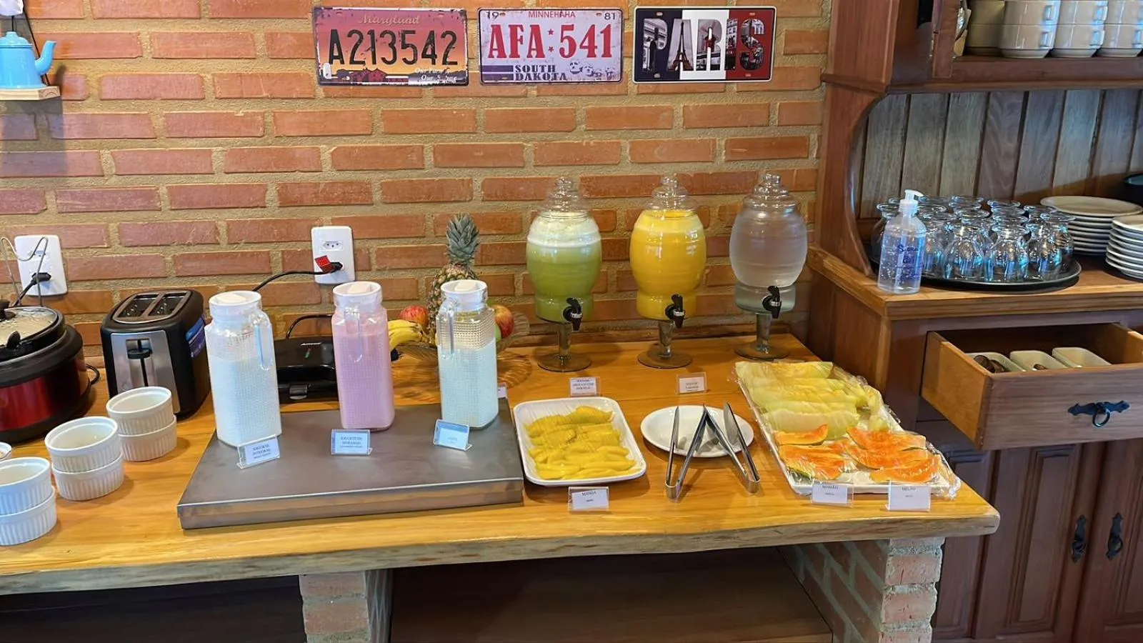 Breakfast in Pousada Renovo da Serra