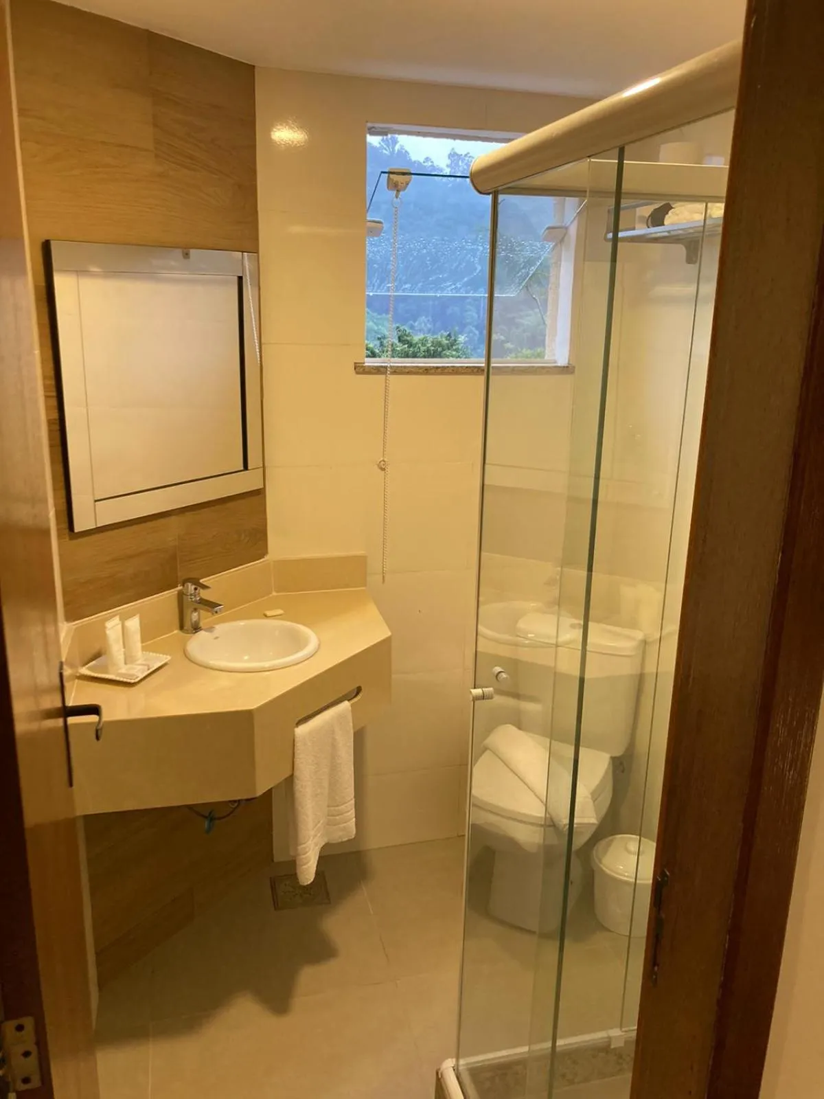 Shower in Pousada Renovo da Serra