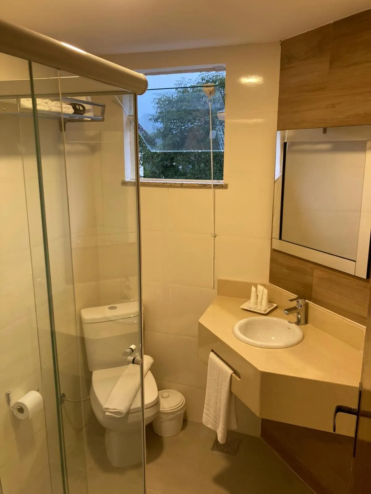 Shower in Pousada Renovo da Serra