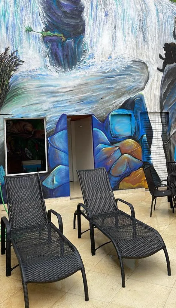 Swimming pool in Pousada Renovo da Serra