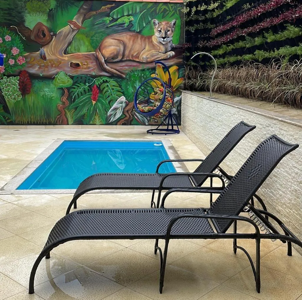 Swimming pool in Pousada Renovo da Serra