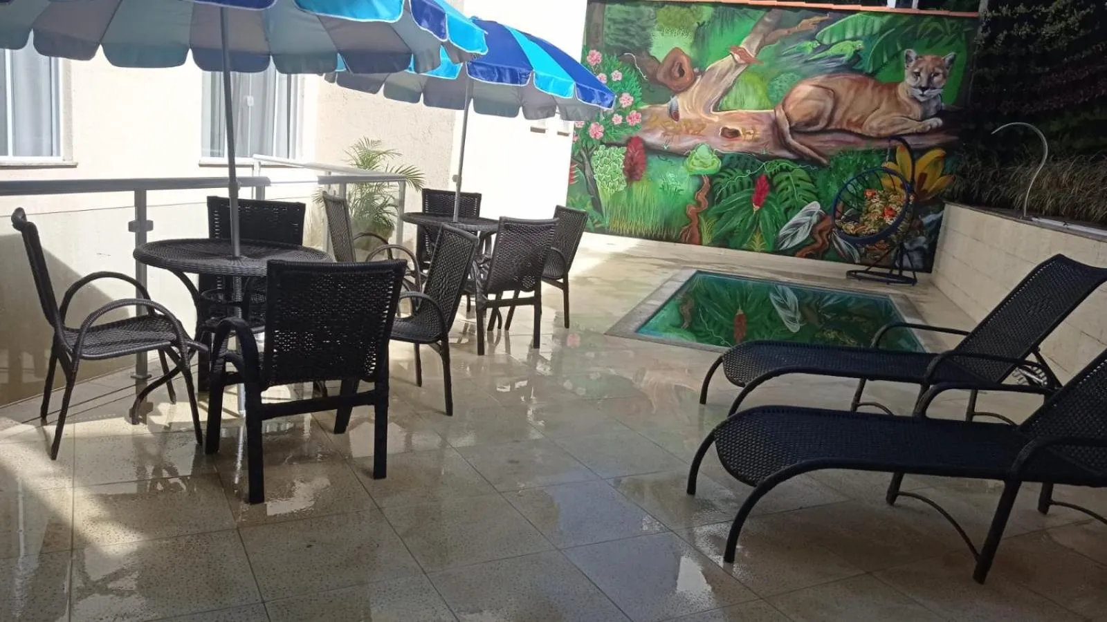 Swimming pool in Pousada Renovo da Serra