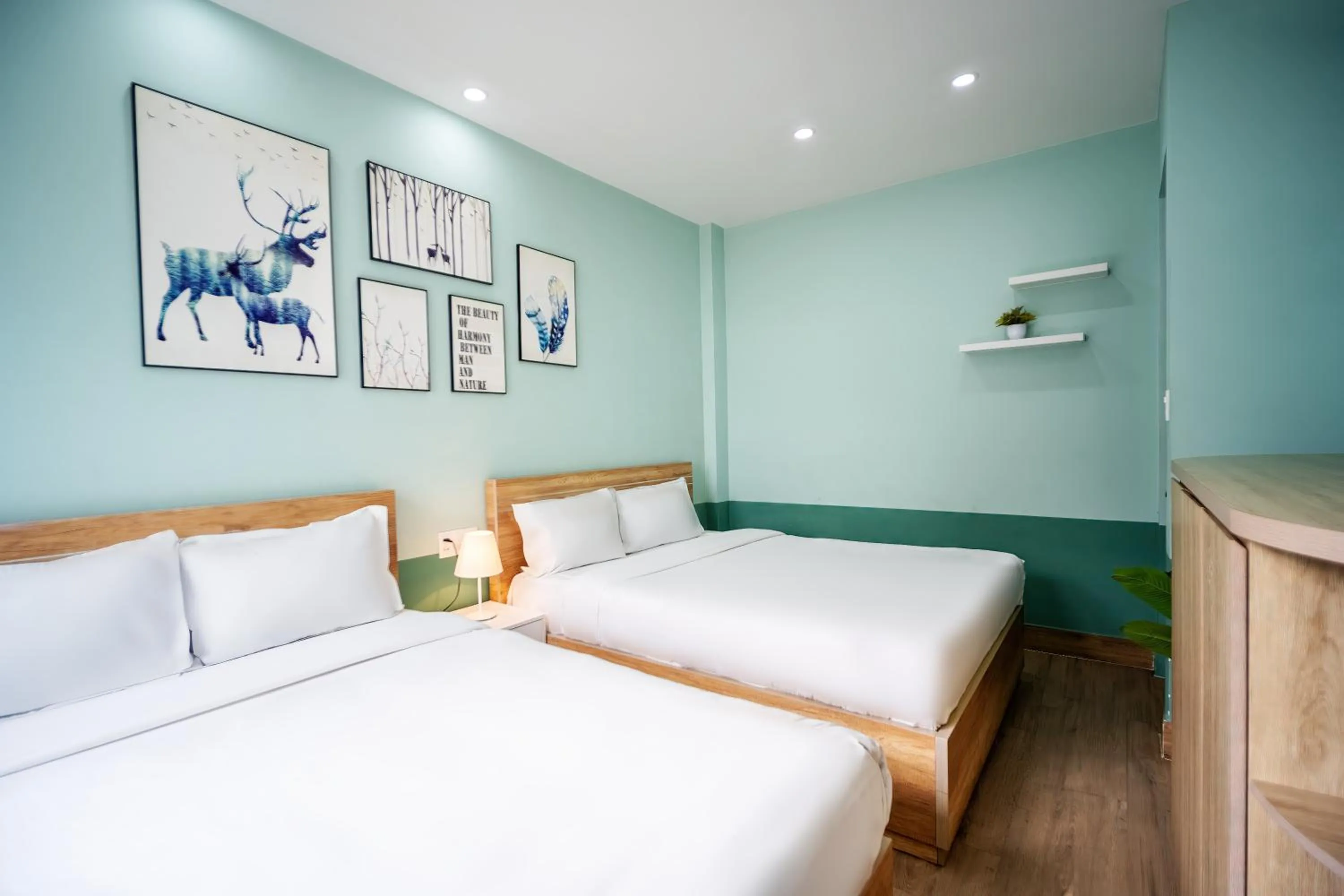 Bed in Dalat Blanc Hotel 2