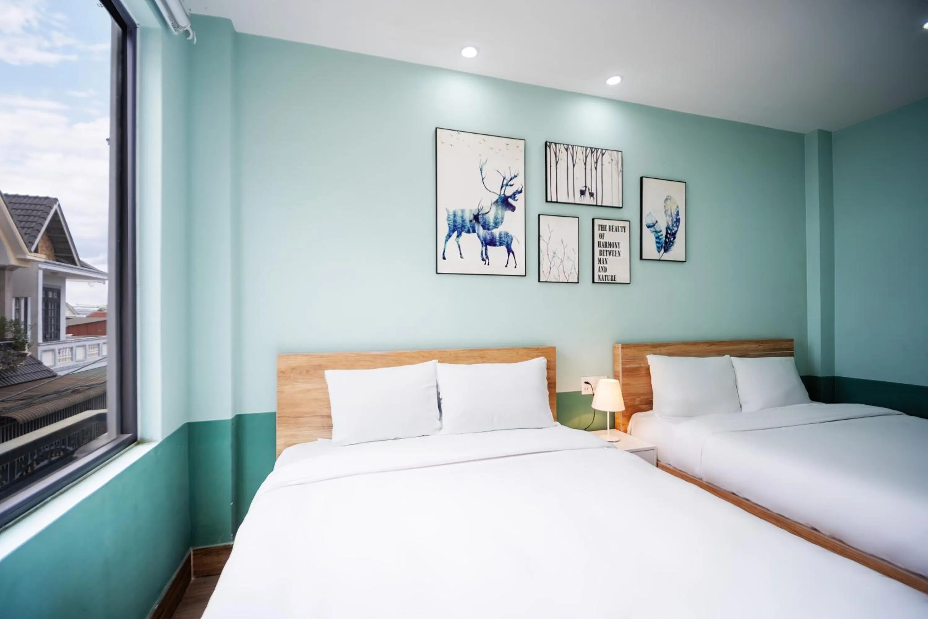 Bed in Dalat Blanc Hotel 2