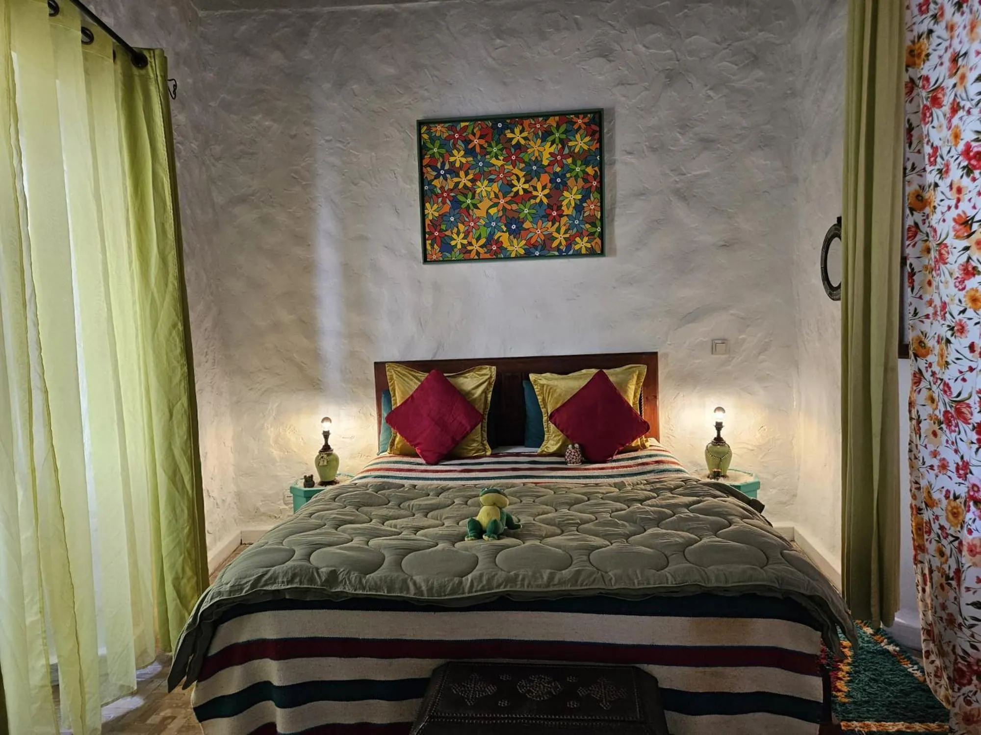 Bedroom, Bed in Les Terrasses d'Essaouira - Yoga Studio