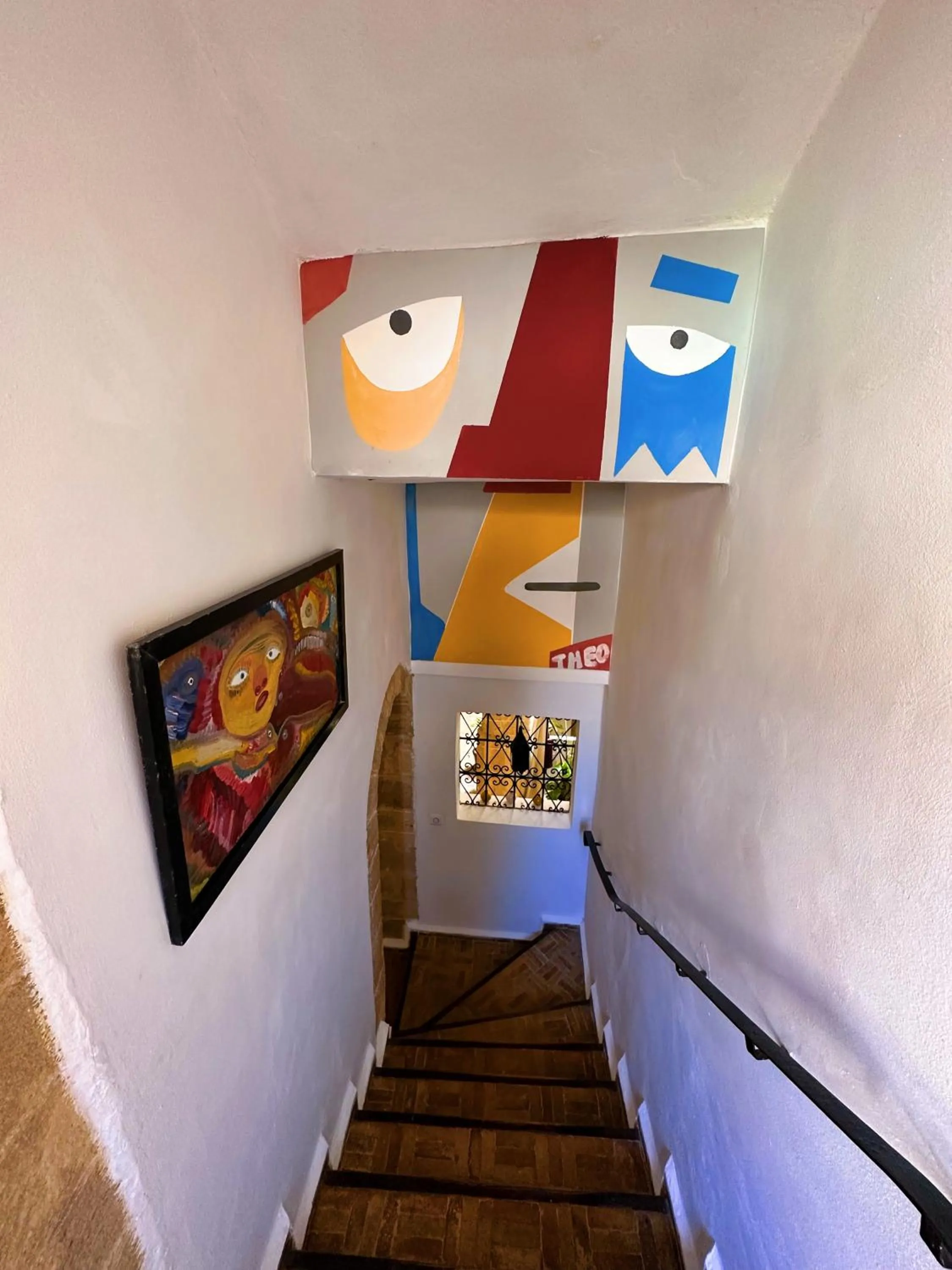 Decorative detail in Les Terrasses d'Essaouira - Yoga Studio