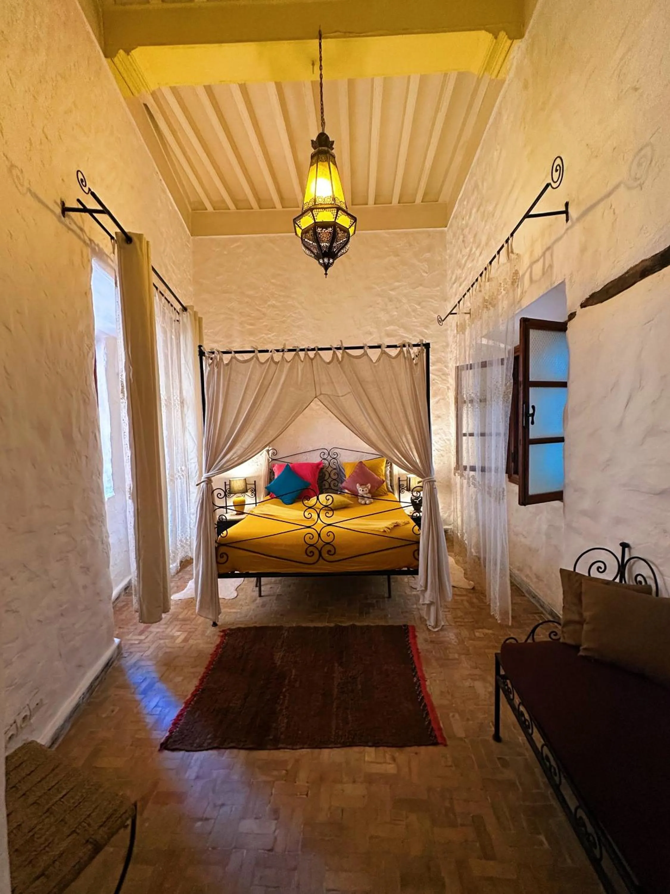 Bed in Les Terrasses d'Essaouira - Yoga Studio